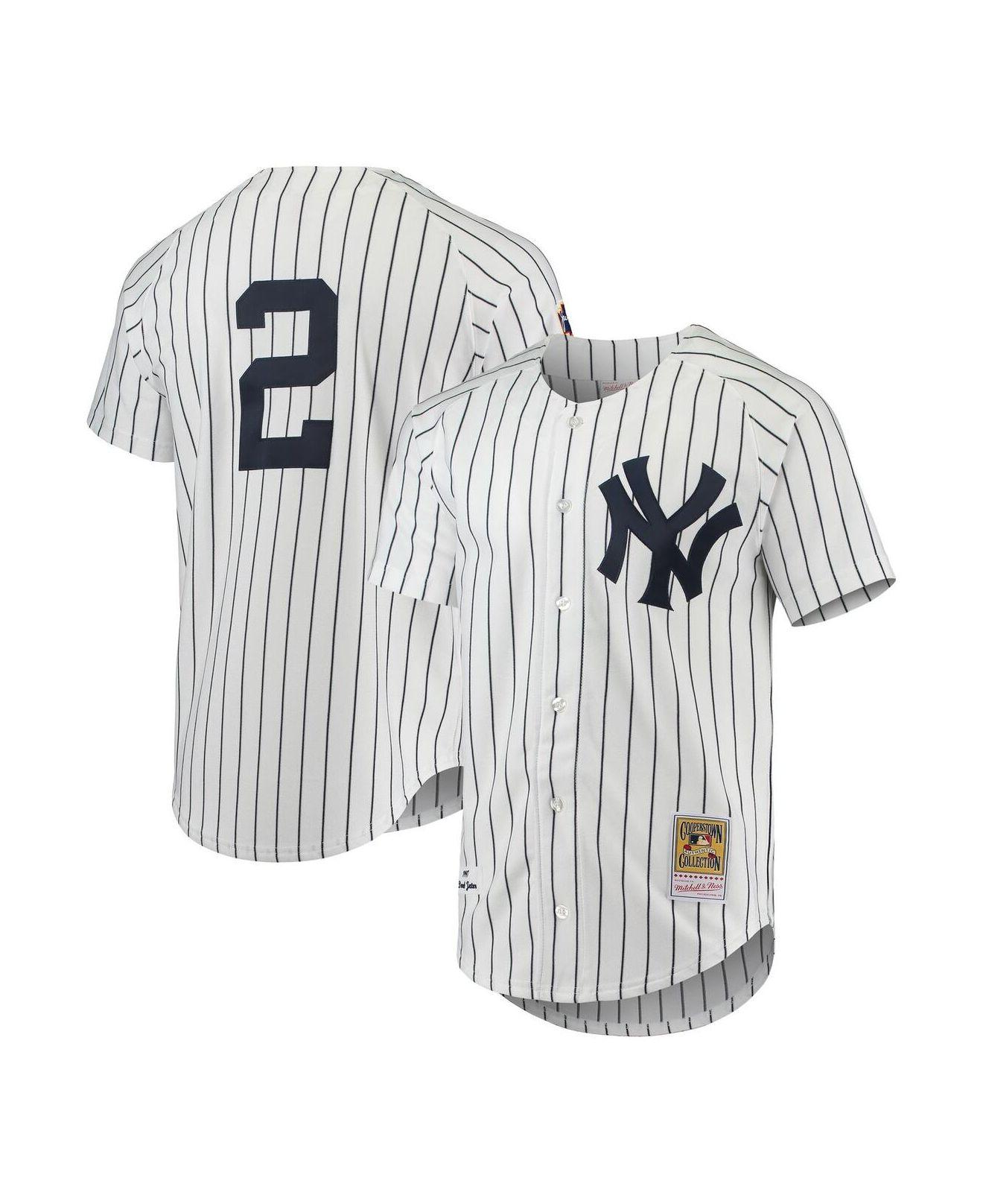 Mitchell & Ness Derek Jeter White New York Yankees 1997 Cooperstown