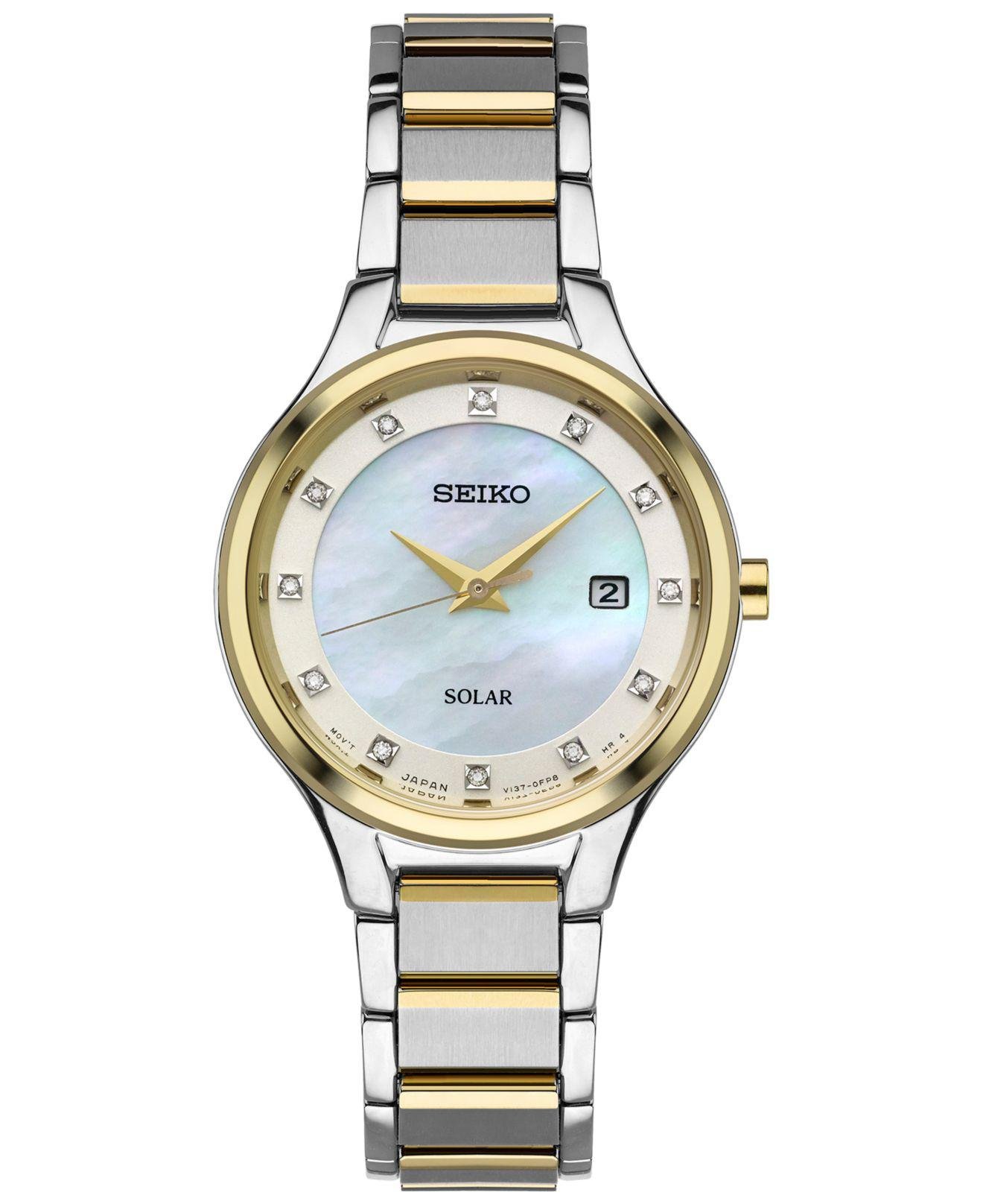 seiko automatic two tone