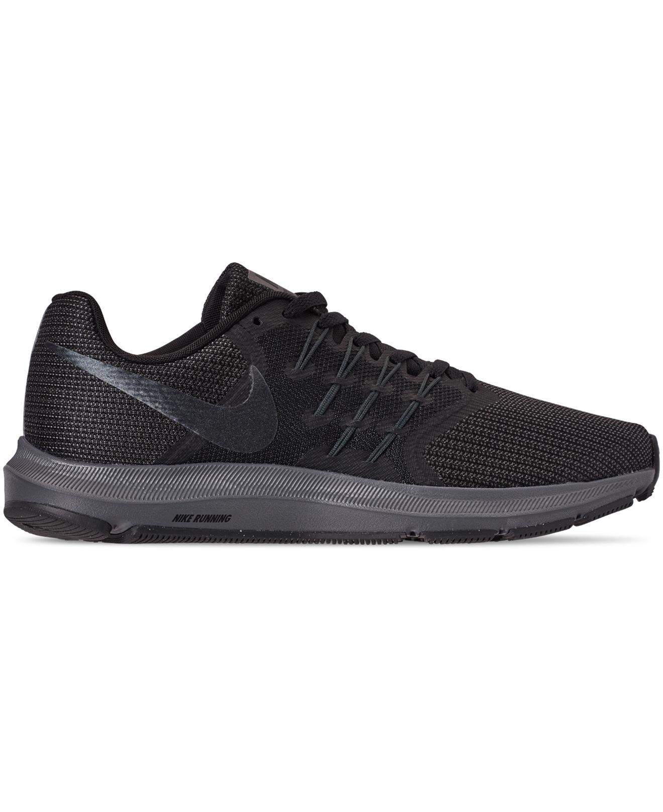 nike run swift mens black