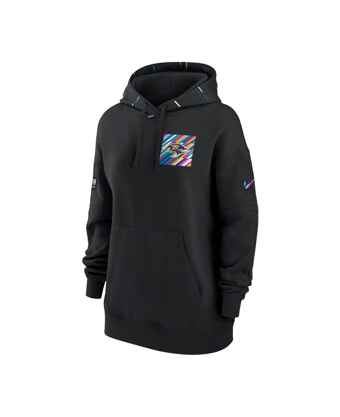 Nike Black Baltimore Ravens 2023 Nfl Crucial Catch Club Pullover Hoodie