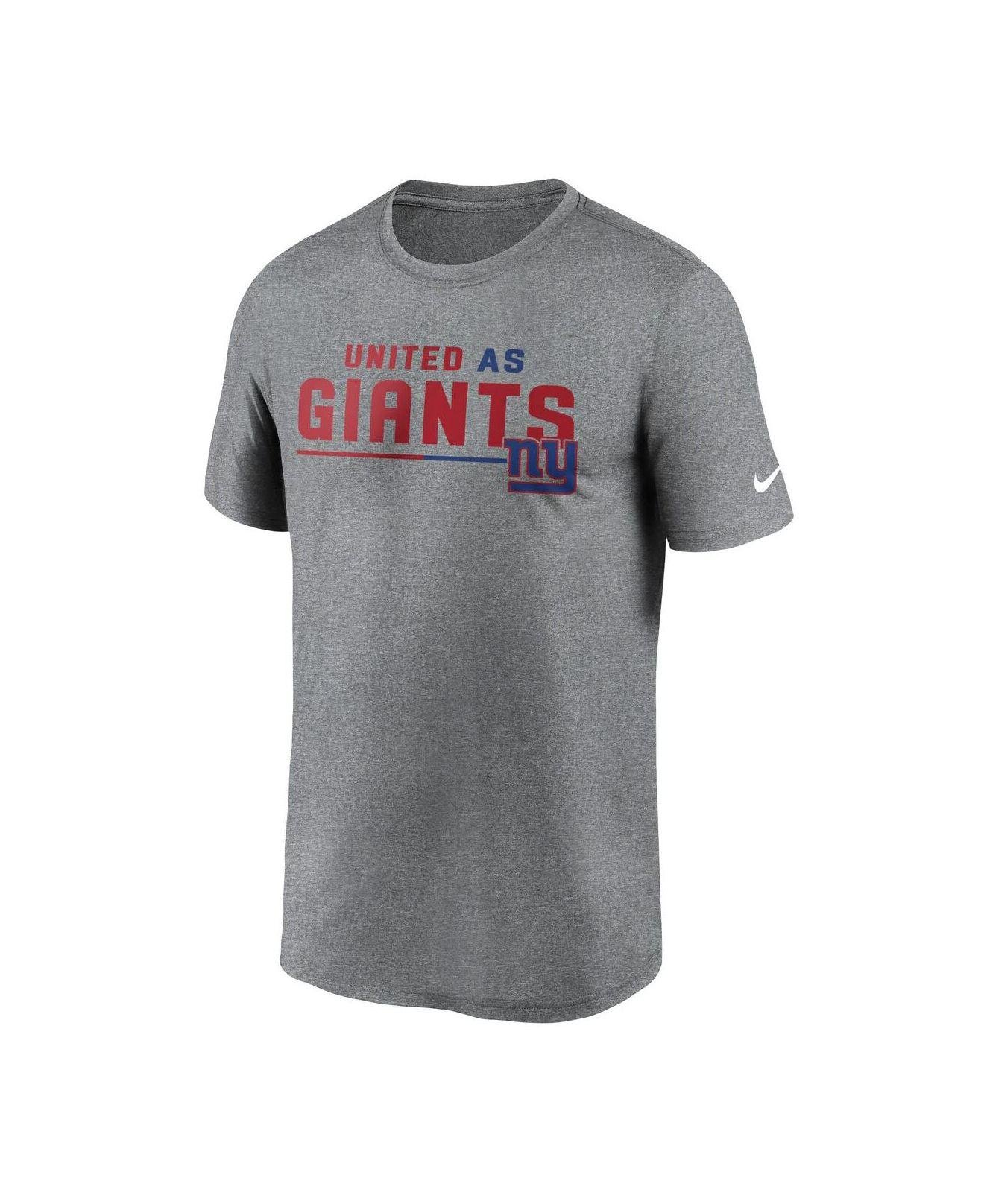 New York Giants Nike Fan Gear Essential Wordmark Performance T-Shirt - Royal