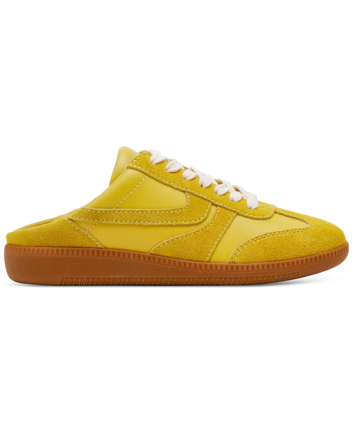 Steve Madden Maddox Lace-up Mule Sneakers in Yellow | Lyst