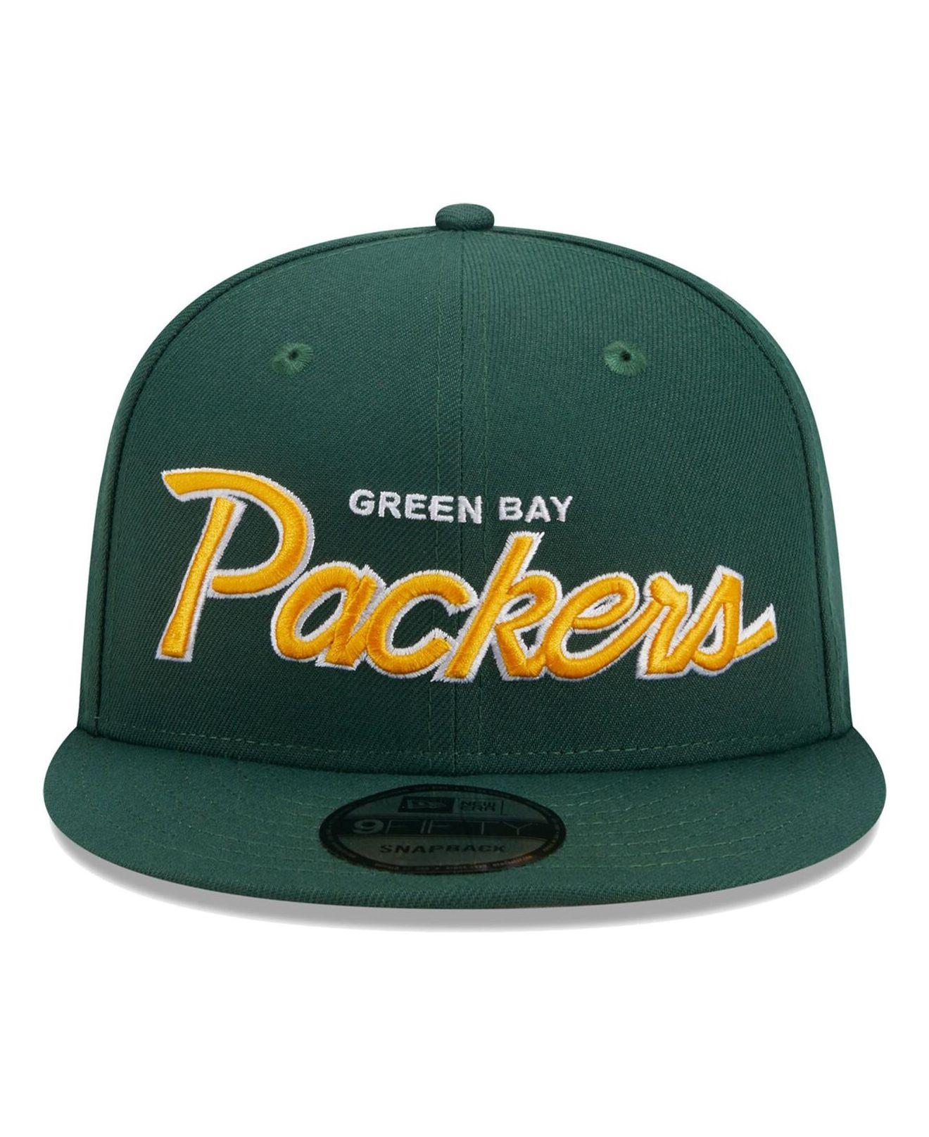 Green Bay Packers New Era 2022 Official Sideline Historic 9FIFTY Cap