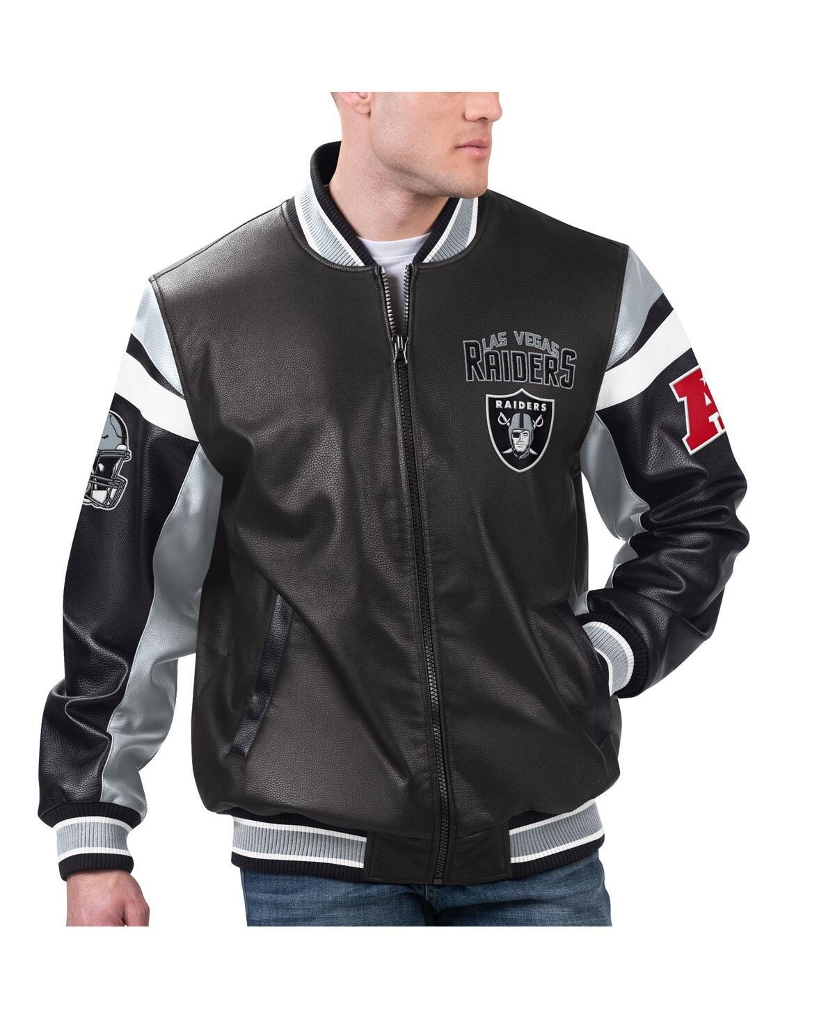 G III Sports by Carl Banks Las Vegas Raiders Full zip Varsity