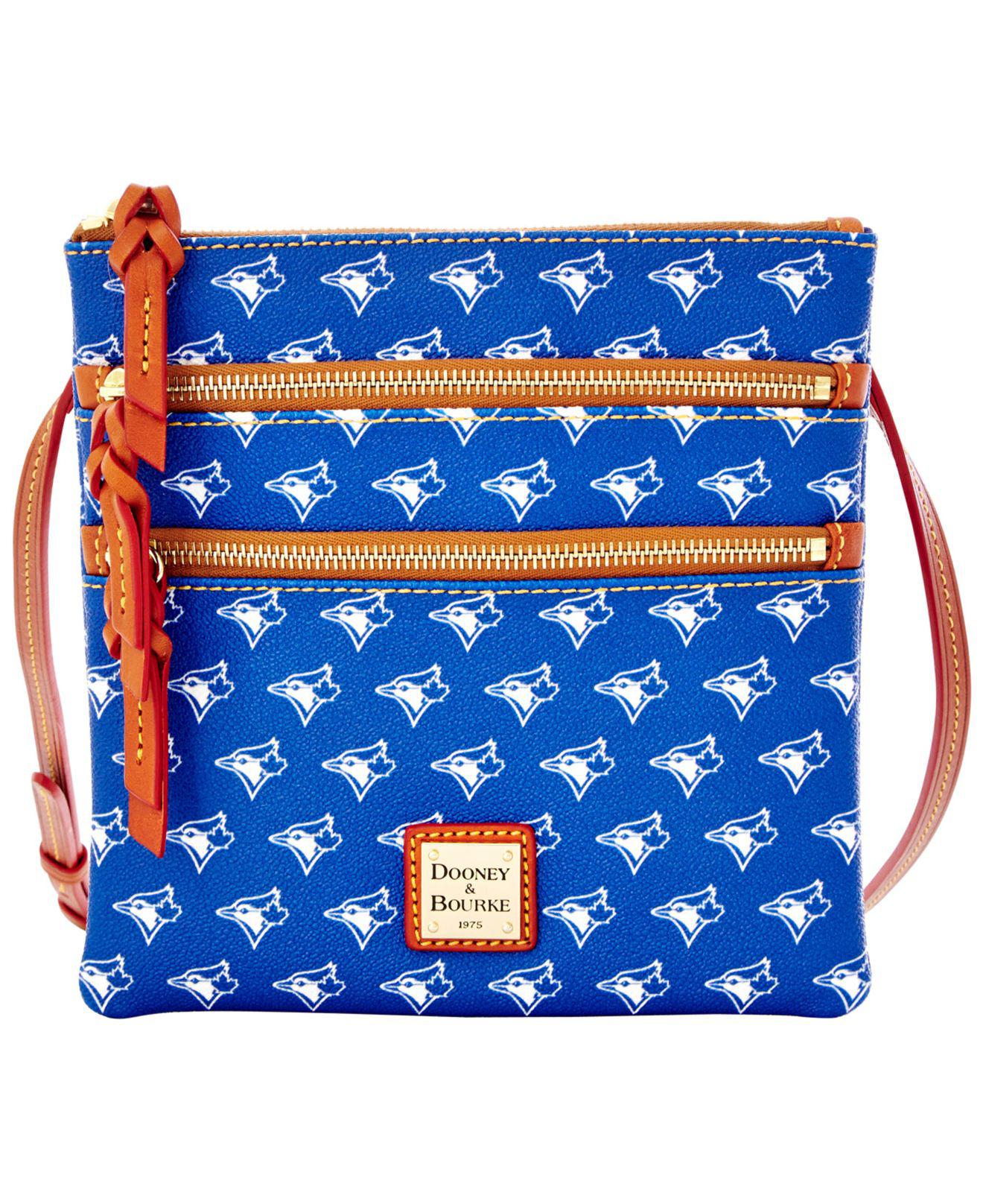 Lyst Dooney & Bourke Toronto Blue Jays Triplezip Crossbody Bag in Blue
