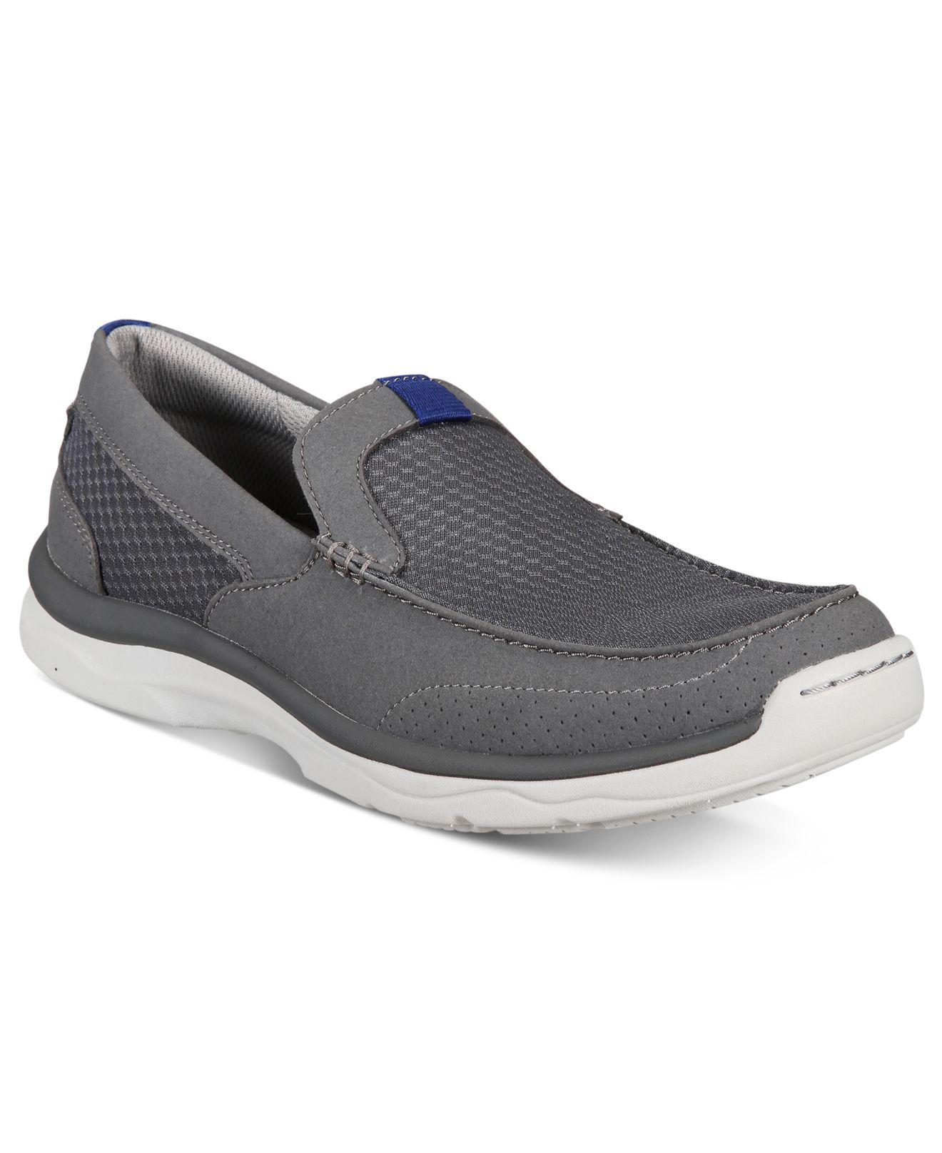 Clarks Men�s Marus Step Slipon Boat Shoes in Gray for Men Clarks Men�s Marus Step Slipon Boat Shoes in Gray for Men