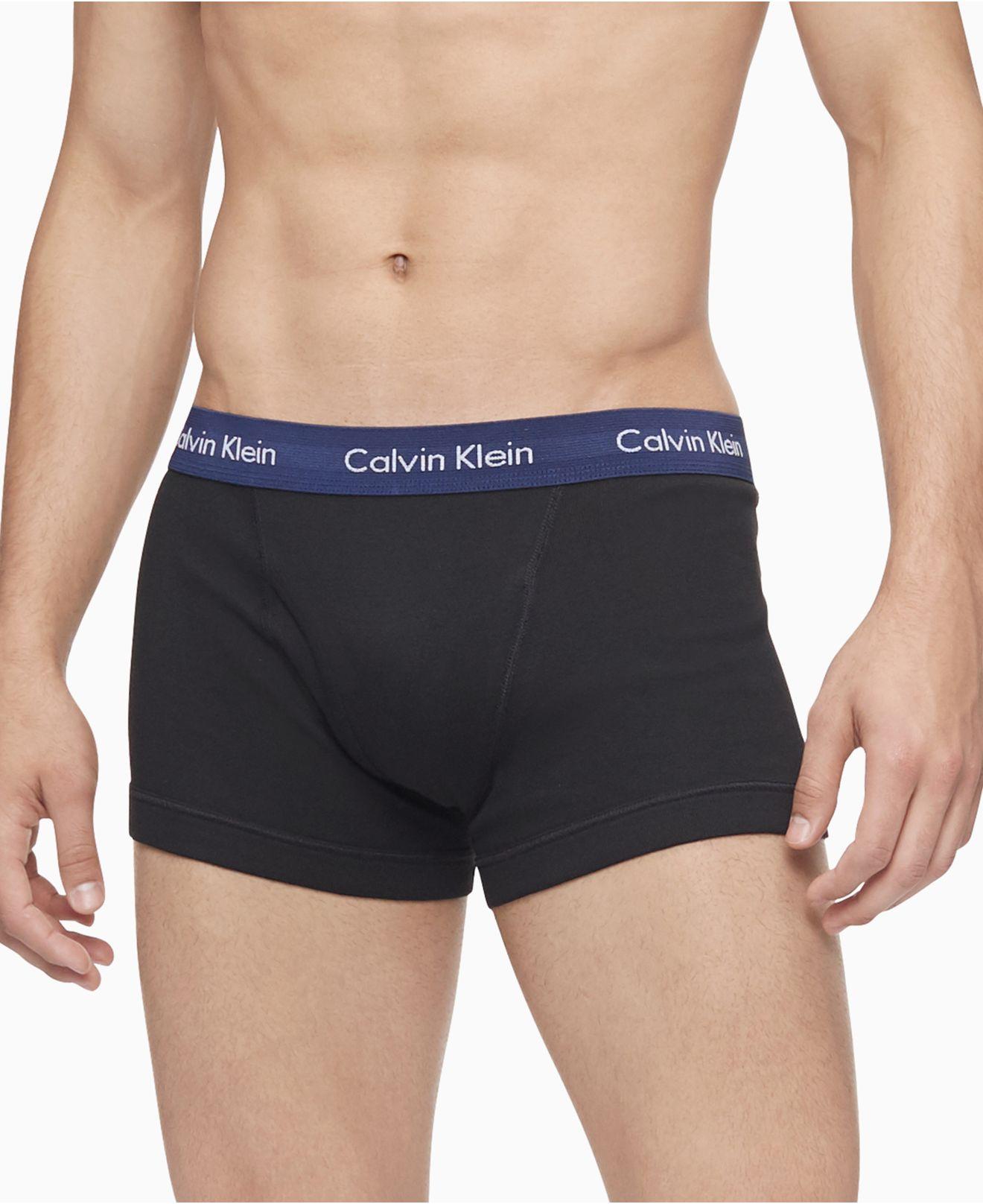 Calvin Klein 5-pk. Cotton Classic Trunks in Black for Men - Lyst