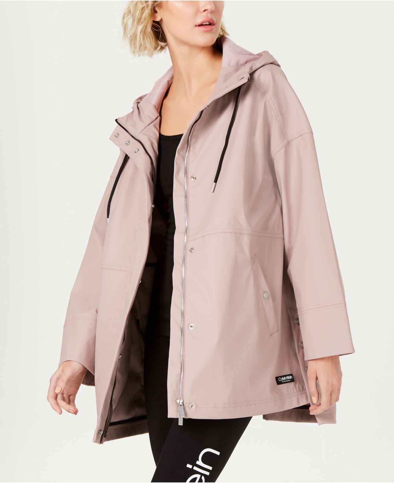 calvin klein performance rain jacket