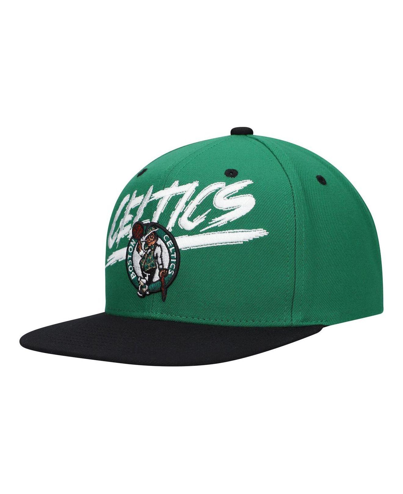 Boston Celtics '47 Clean Up Wordmark Adjustable Hat - Kelly Green