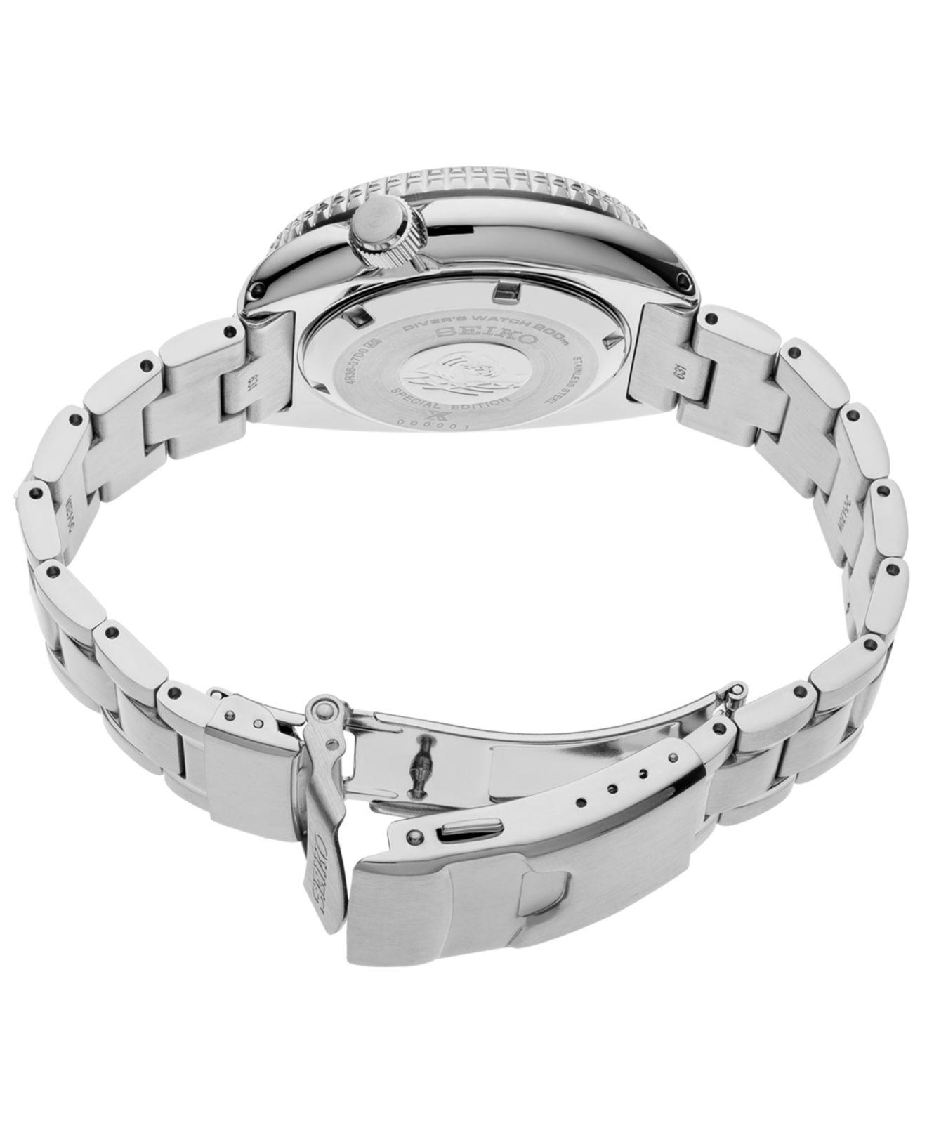 men's automatic prospex diver stainless steel bracelet watch 44mm