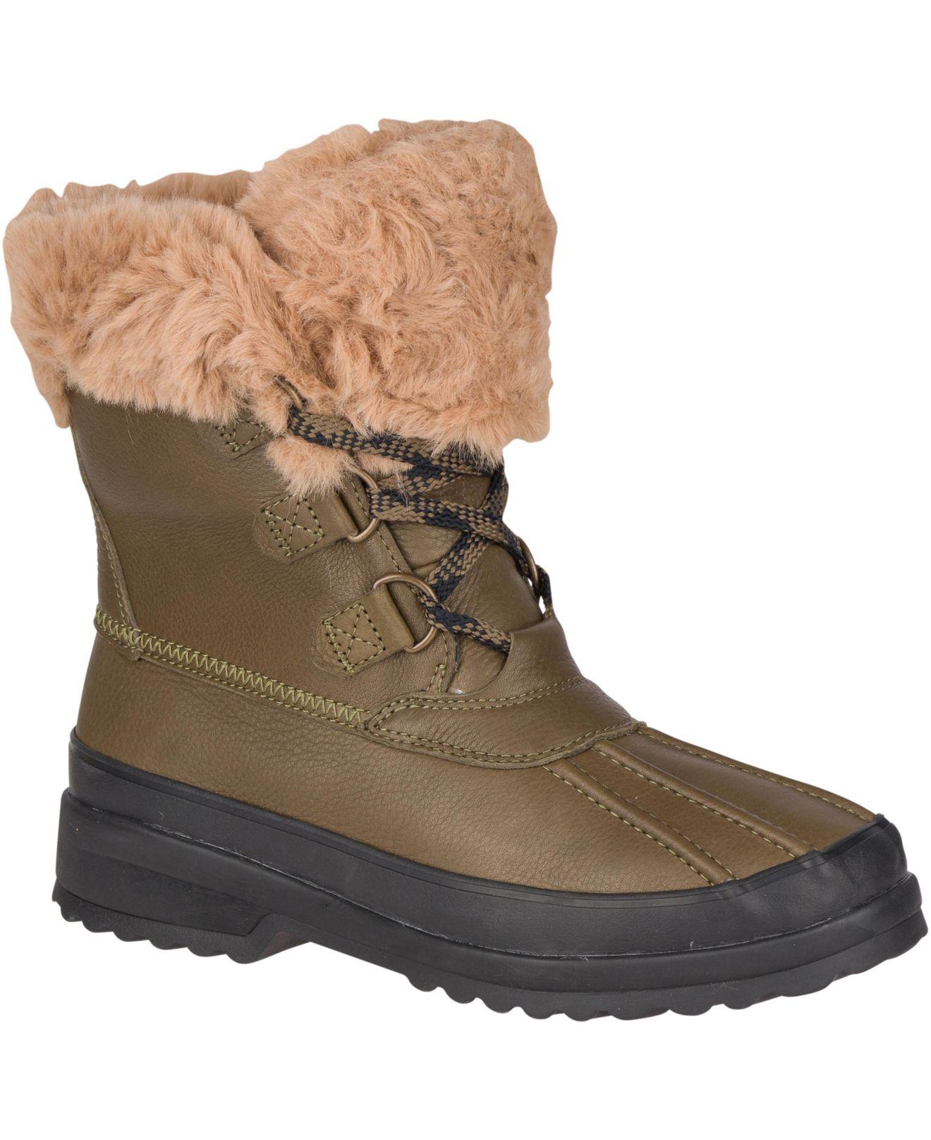 sperry boots olive