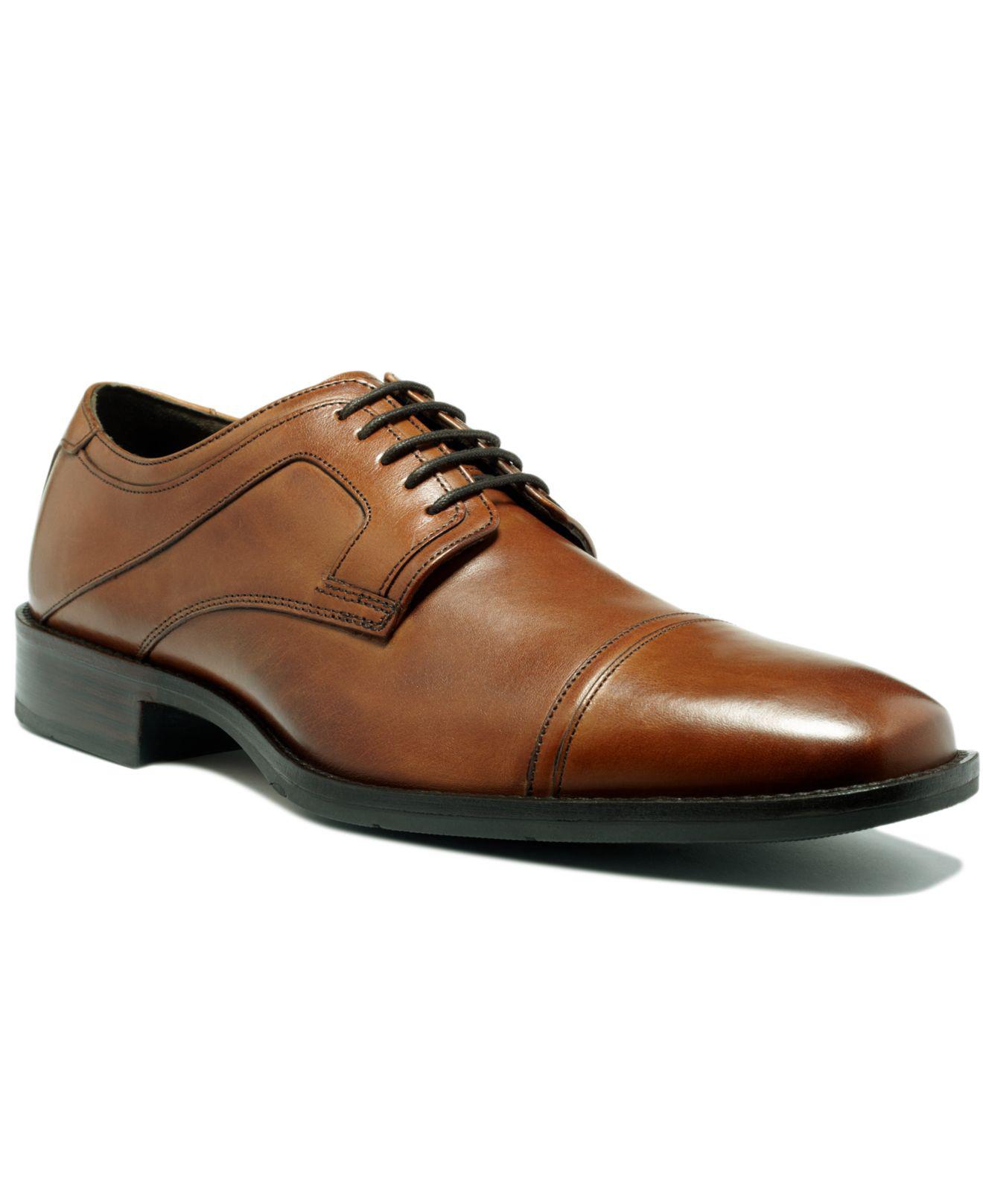 johnston and murphy larsey cap toe oxford