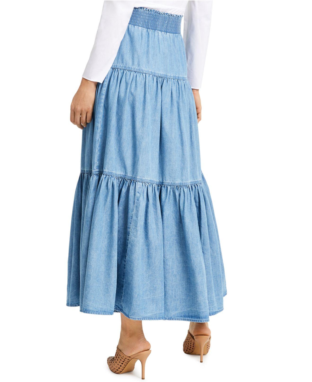 chambray maxi