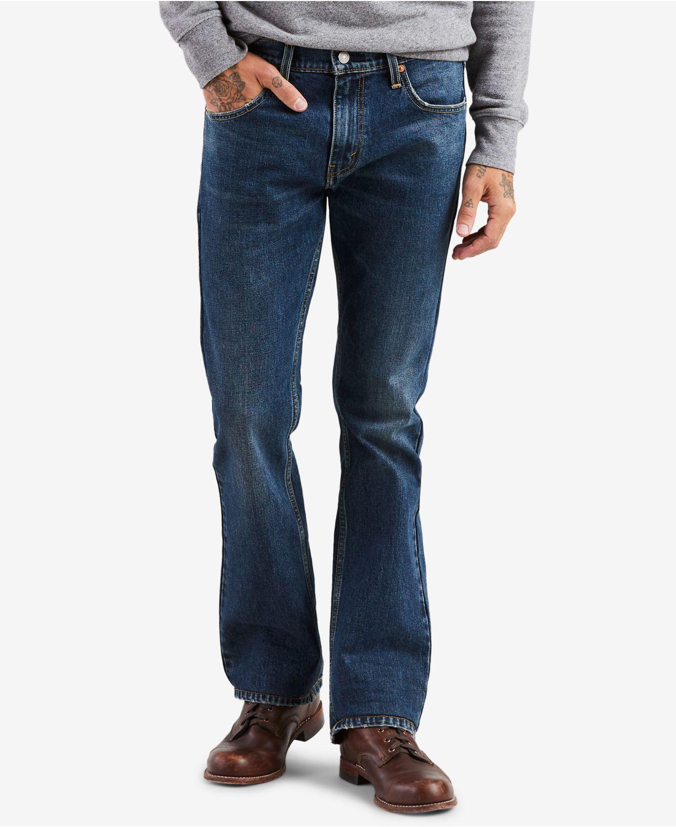 Levi's Denim ® 527 Slim-fit Bootcut Rigid Jeans in Blue for Men - Lyst
