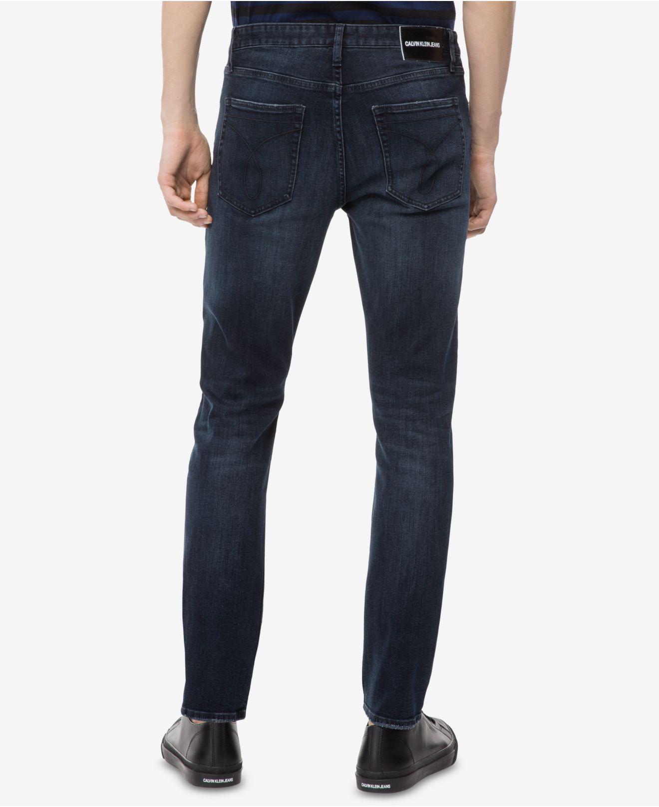 Calvin Klein Denim Slim-fit Jeans in Blue for Men - Lyst