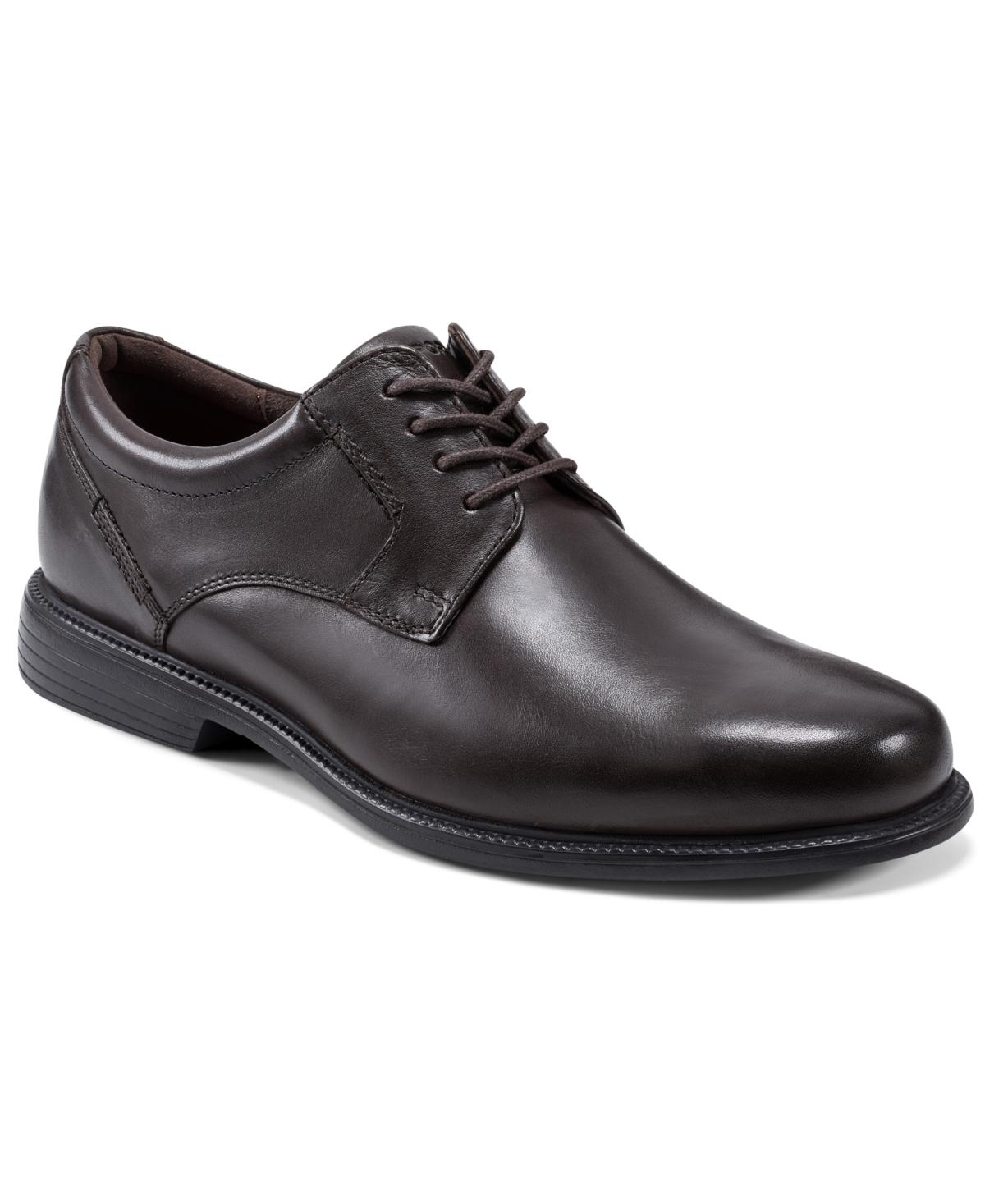 Brown Rockport Zaden Plain Toe Oxford Rockport Zaden Plain Toe