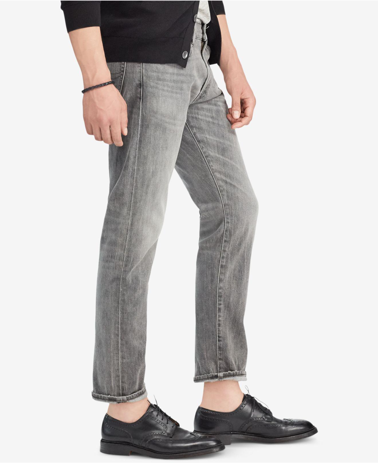 Polo Ralph Lauren Sullivan Slim Stretch Jeans in Gray for Men | Lyst