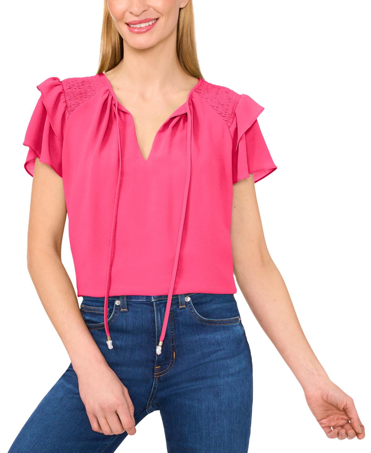 cece ruffle sleeve top