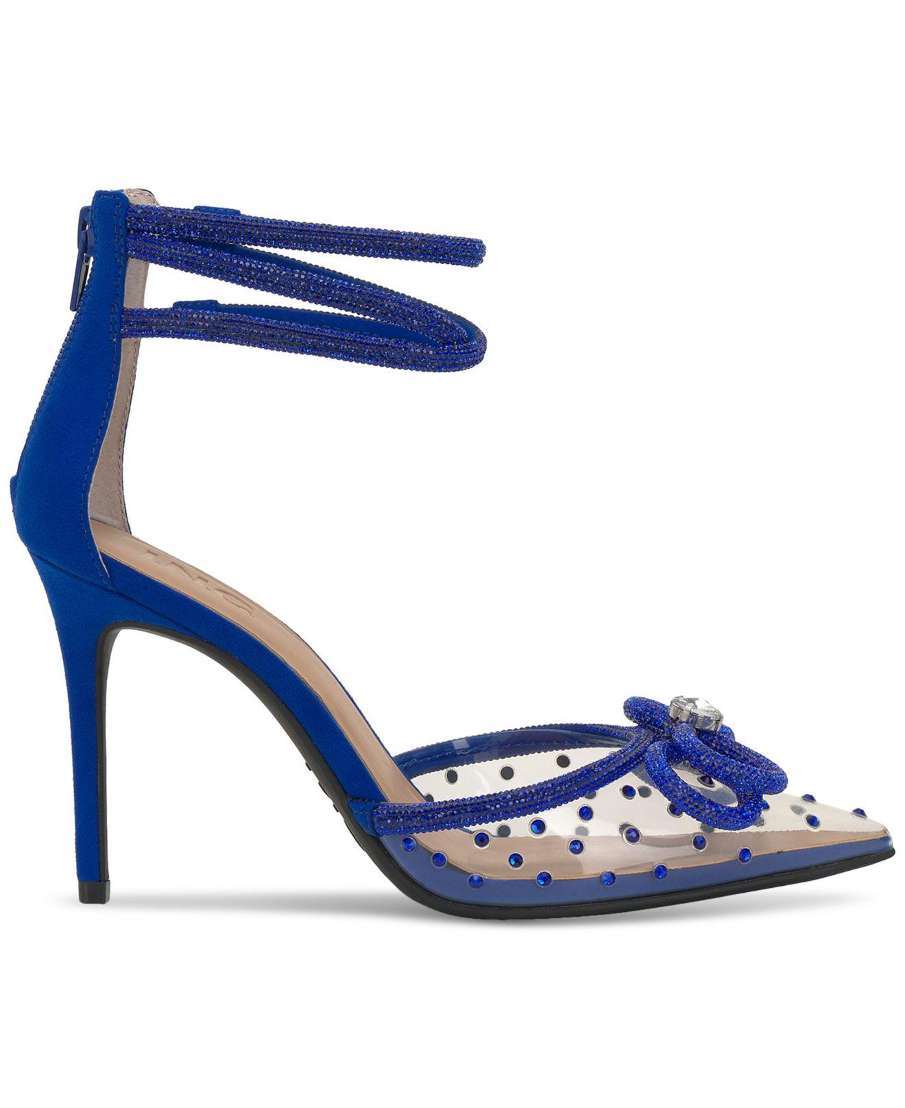 INC International Concepts Laynea Translucent Pointed toe Pumps in