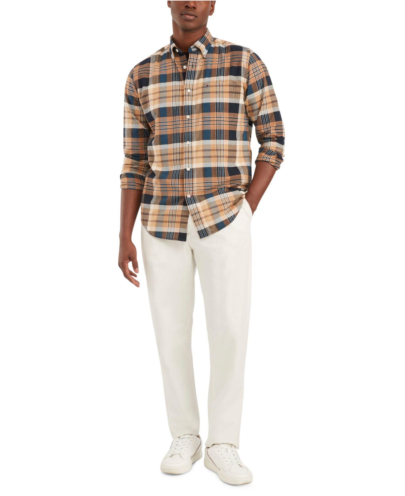 Tommy Hilfiger Mavis Plaid Long Sleeve Classic-fit Shirt for Men