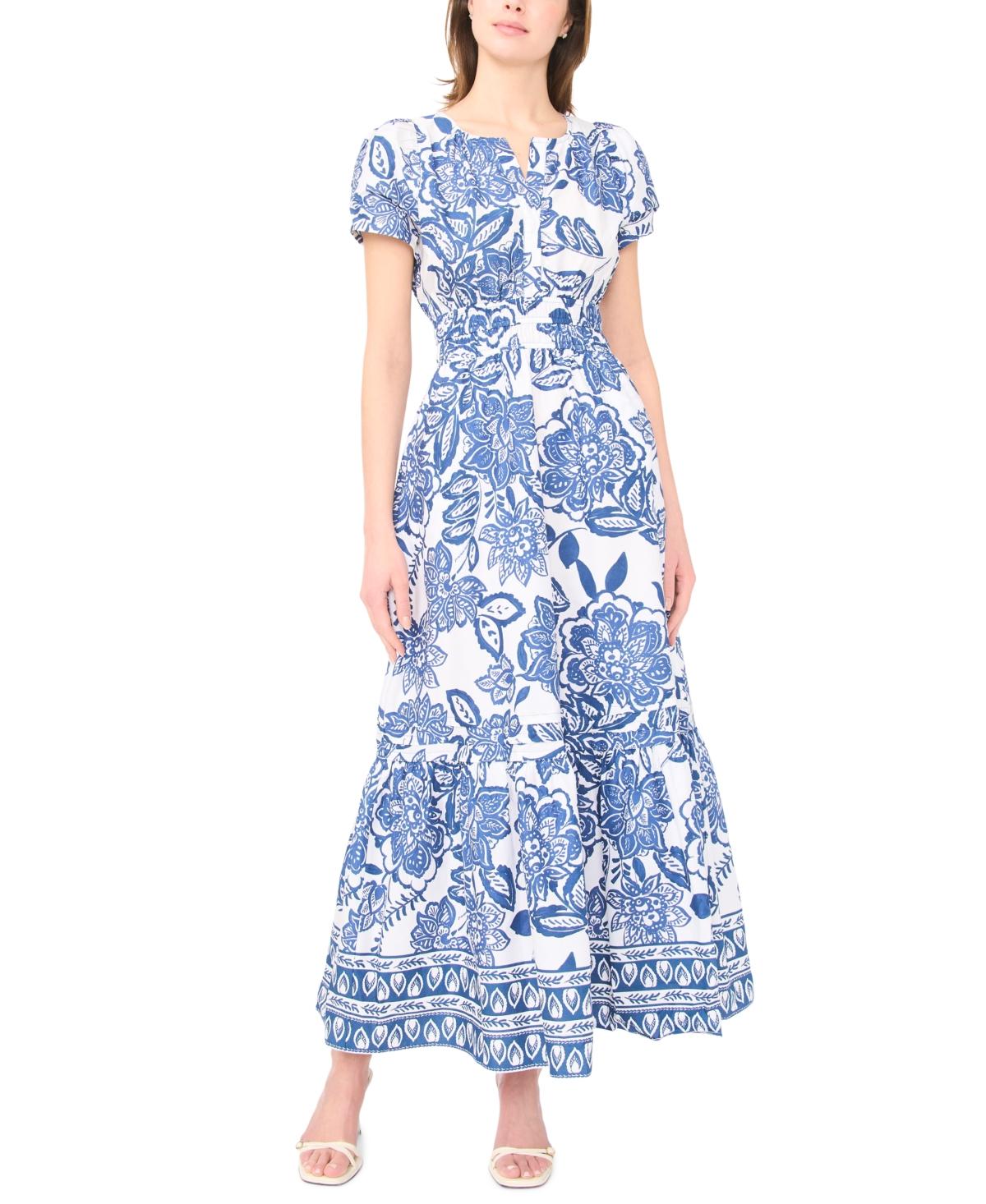 slim fit dress slacks Lexi Short Sleeve Fit & Flare Midi Dress – Marine Layer main image 0