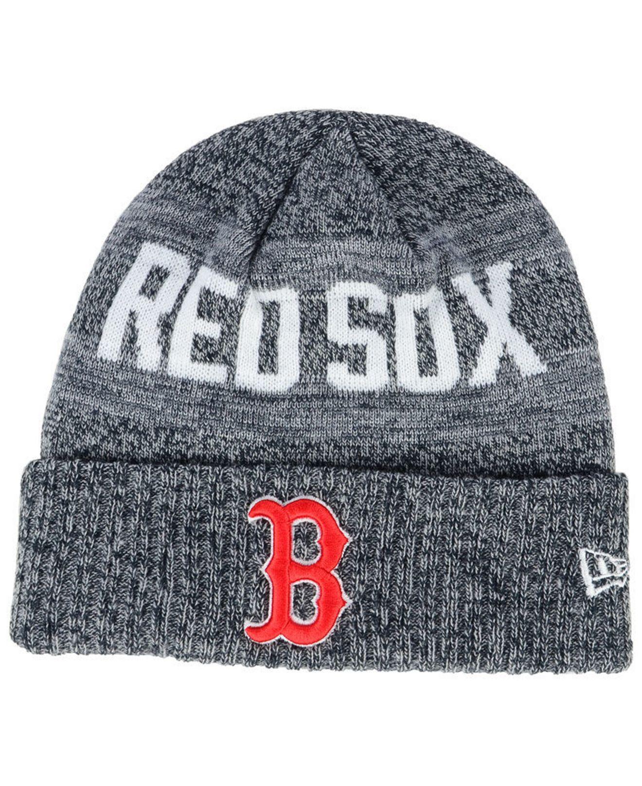 boston red sox knit hat