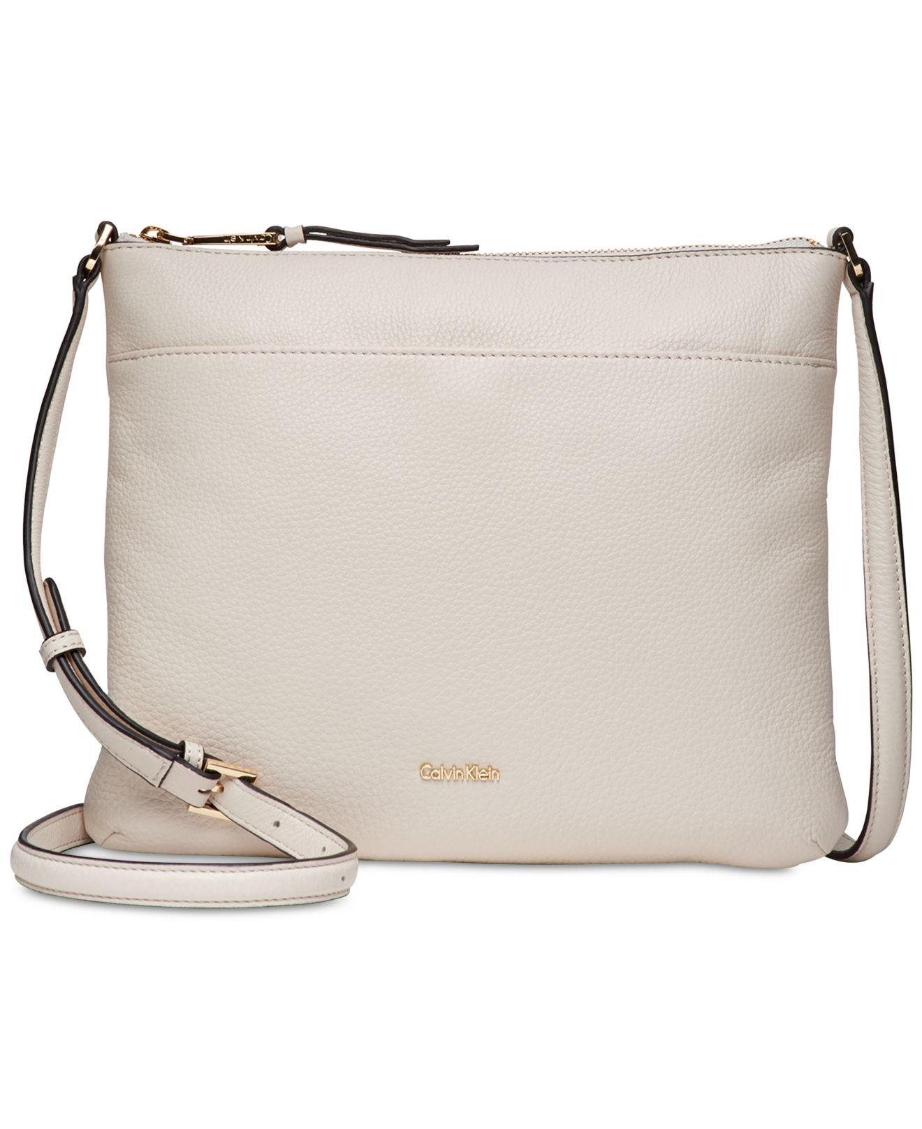 calvin klein pebble crossbody