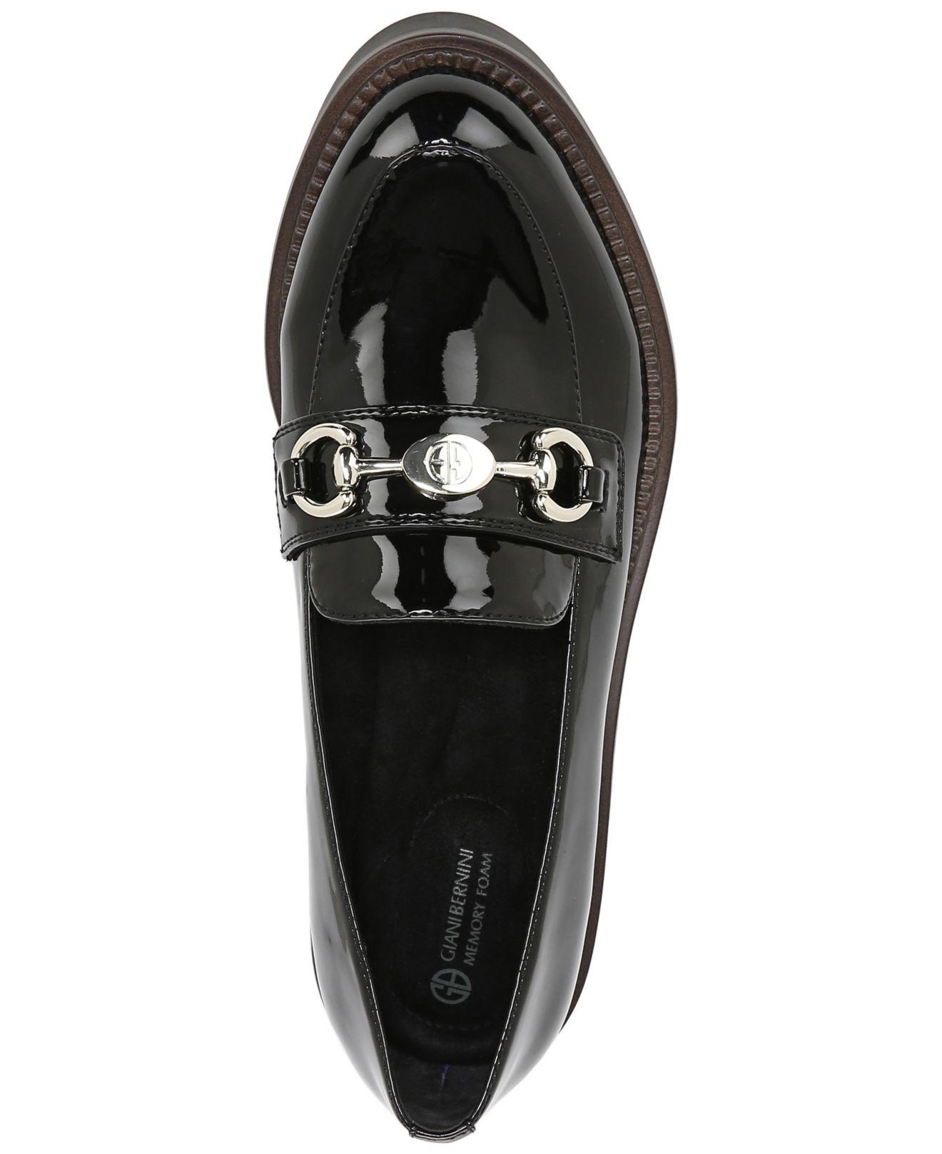Giani Bernini Mayaa Lug-sole Loafers, Created For Macy's in Black