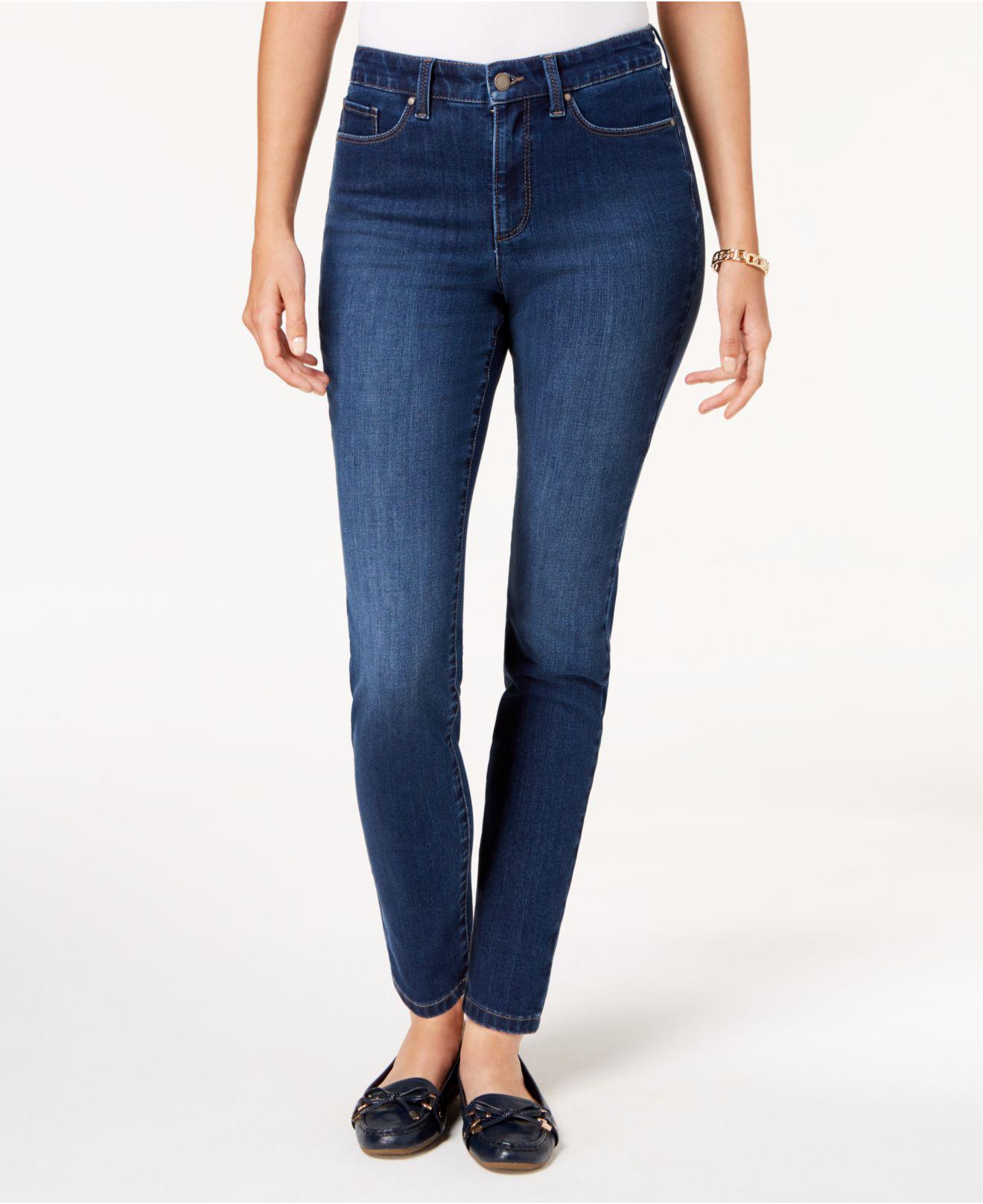 Charter Club Windham Tummy-control Skinny Jeans, Created For Macy's in Blue  | Lyst