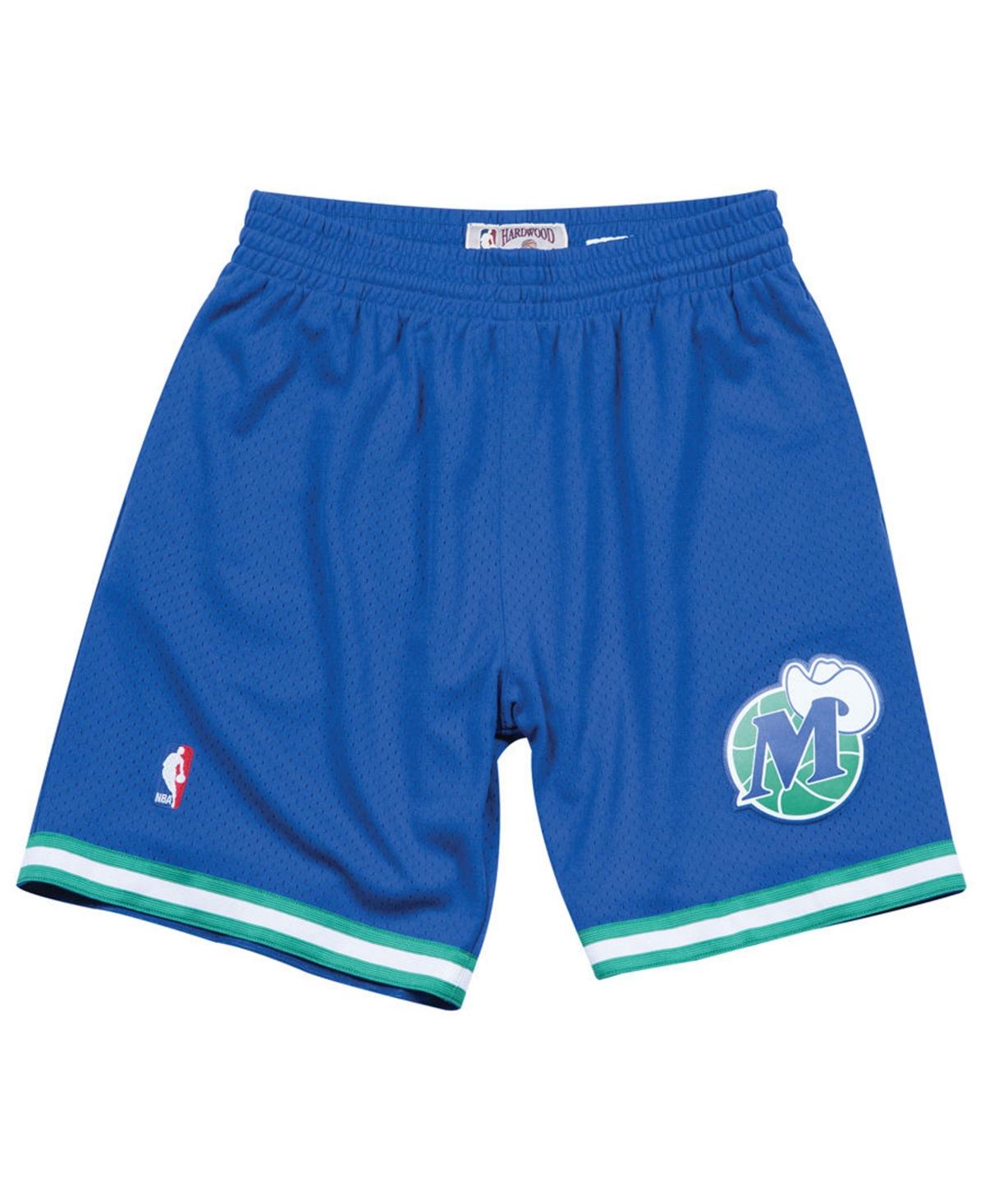 Mitchell & Ness Dallas Mavericks Swingman Shorts in Blue for Men