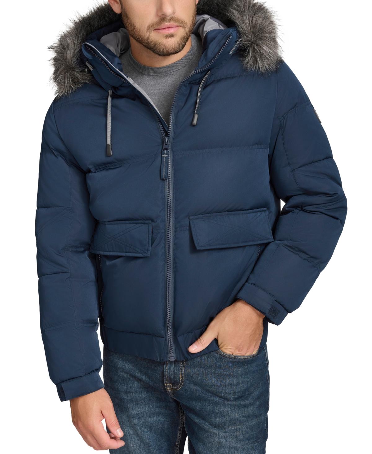 Marc New York Lithgow Puffer Jacket in Blue for Men Lyst