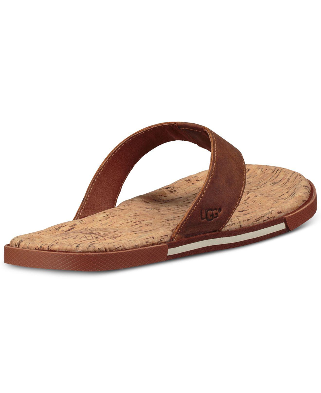 ugg men's braven flip flop