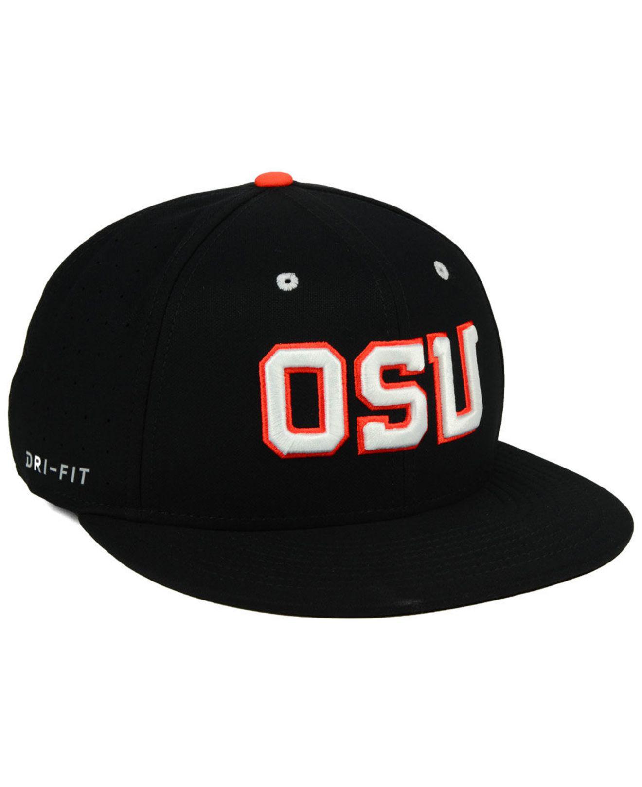 nike oregon state beavers fitted baseball hat