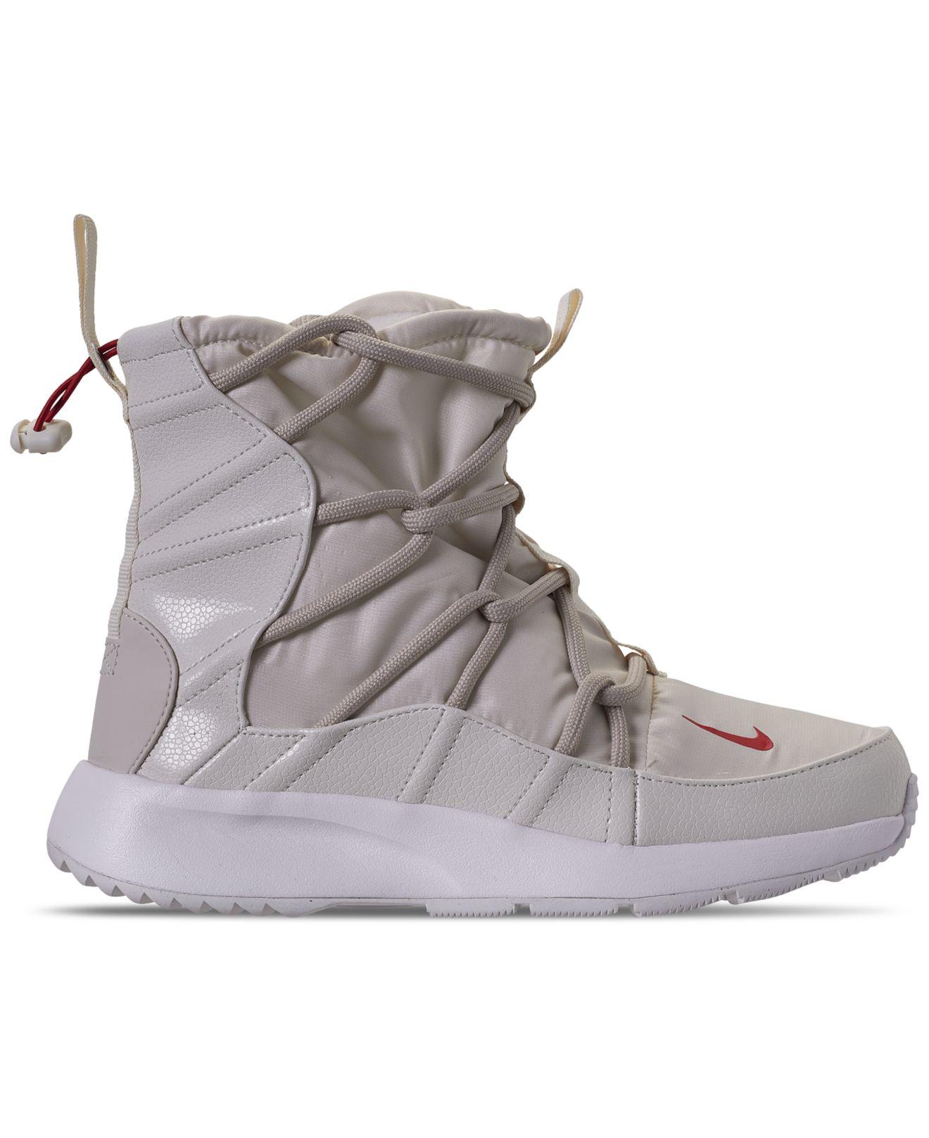 nike women's tanjun high rise high top sneaker boots from finish line