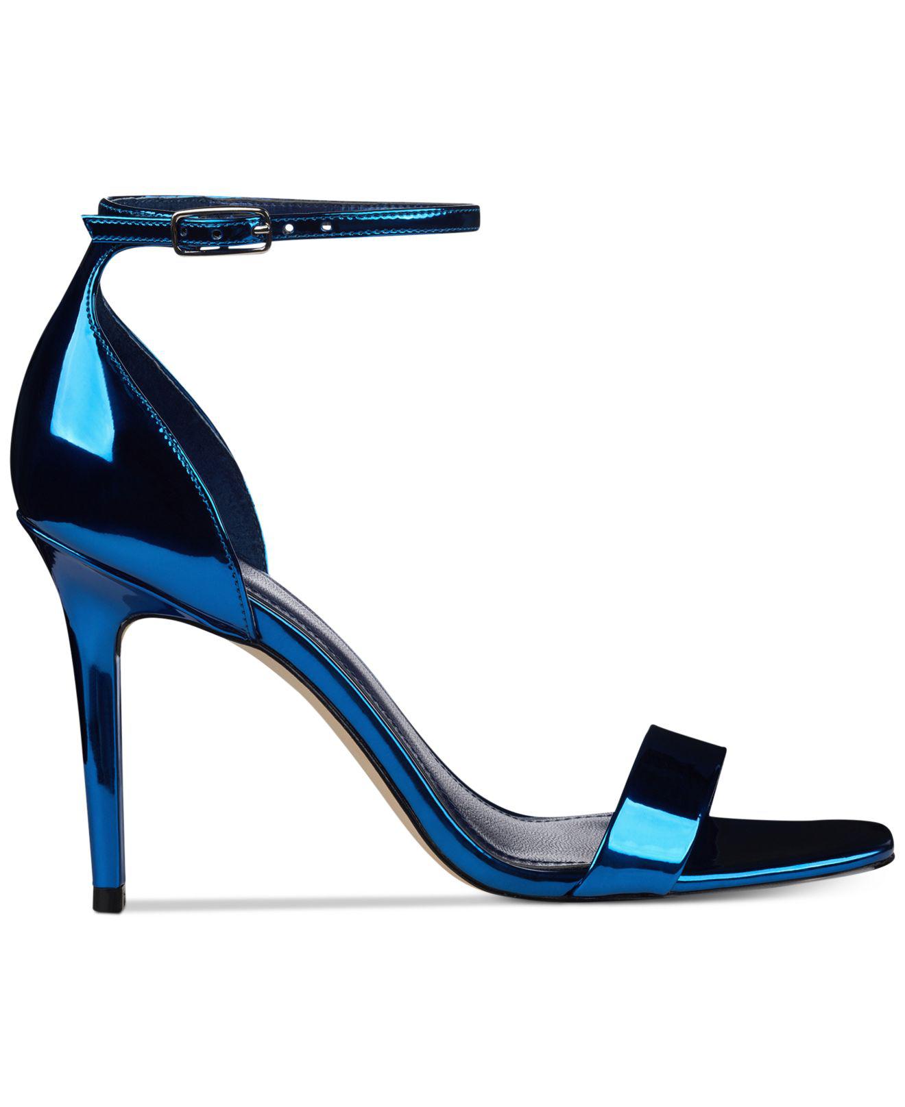 Guess Women's Celie Two-piece Dress Sandals in Blue | Lyst