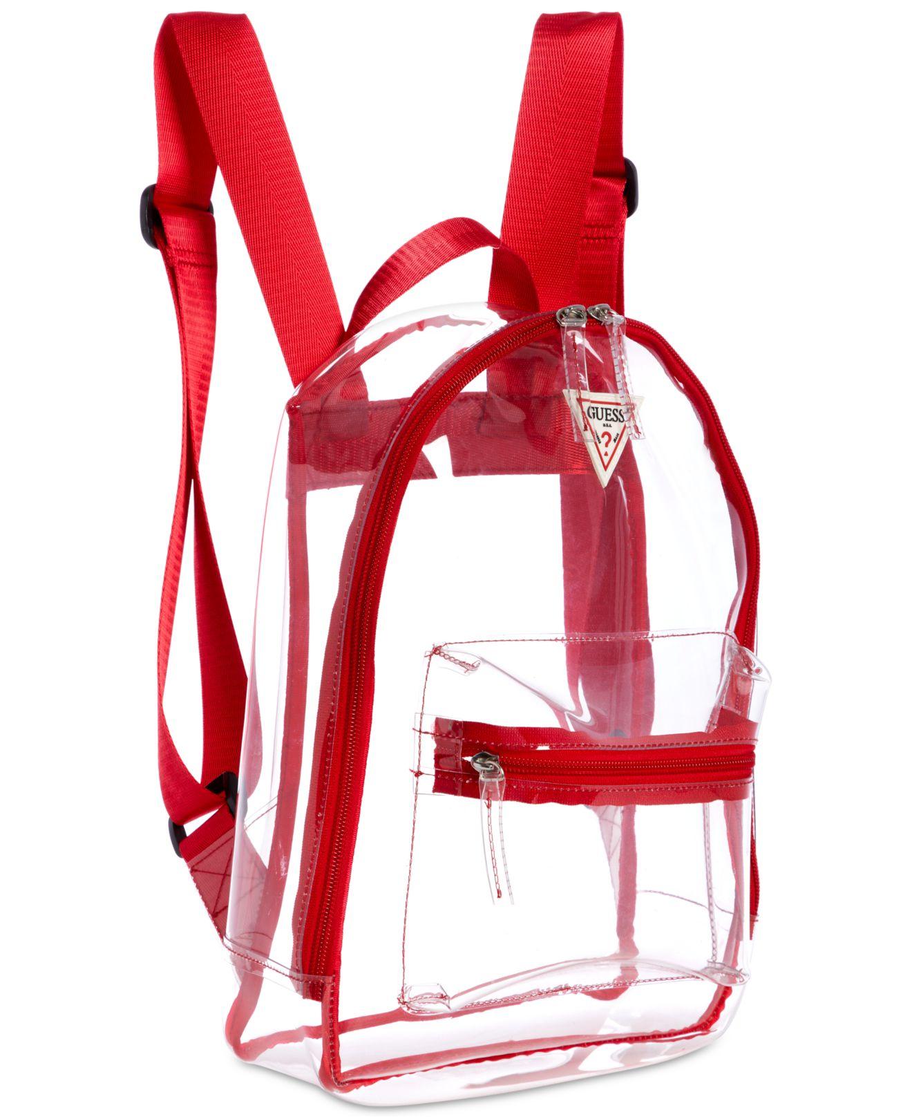 clear backpack guess