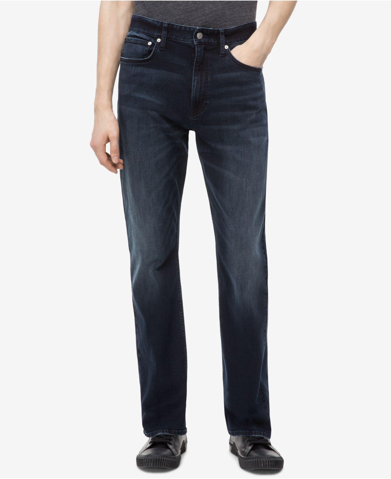 Calvin Klein Denim Relaxed Straight-fit Jeans in Blue for Men - Save 11 ...