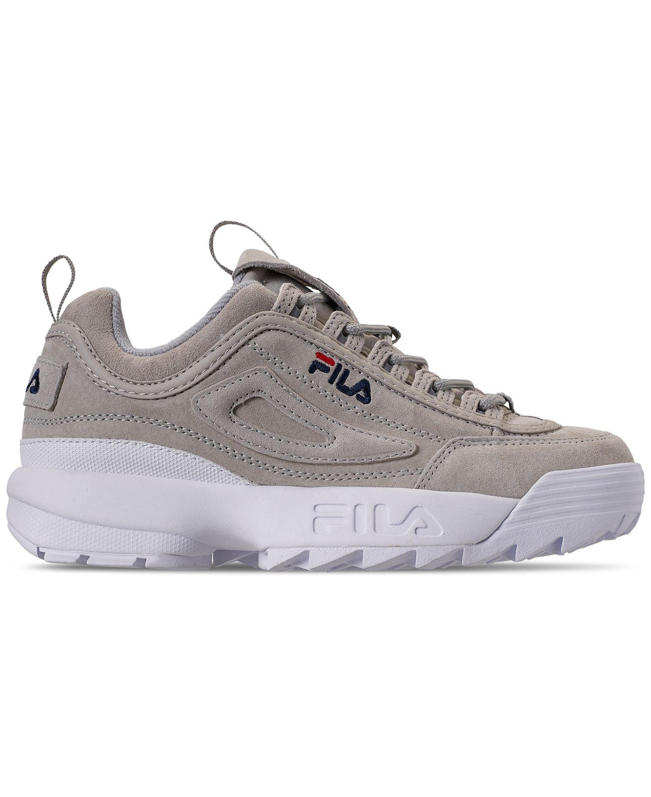 Lyst - Fila Disruptor Ii Premium Suede Casual Athletic Sneakers From ...