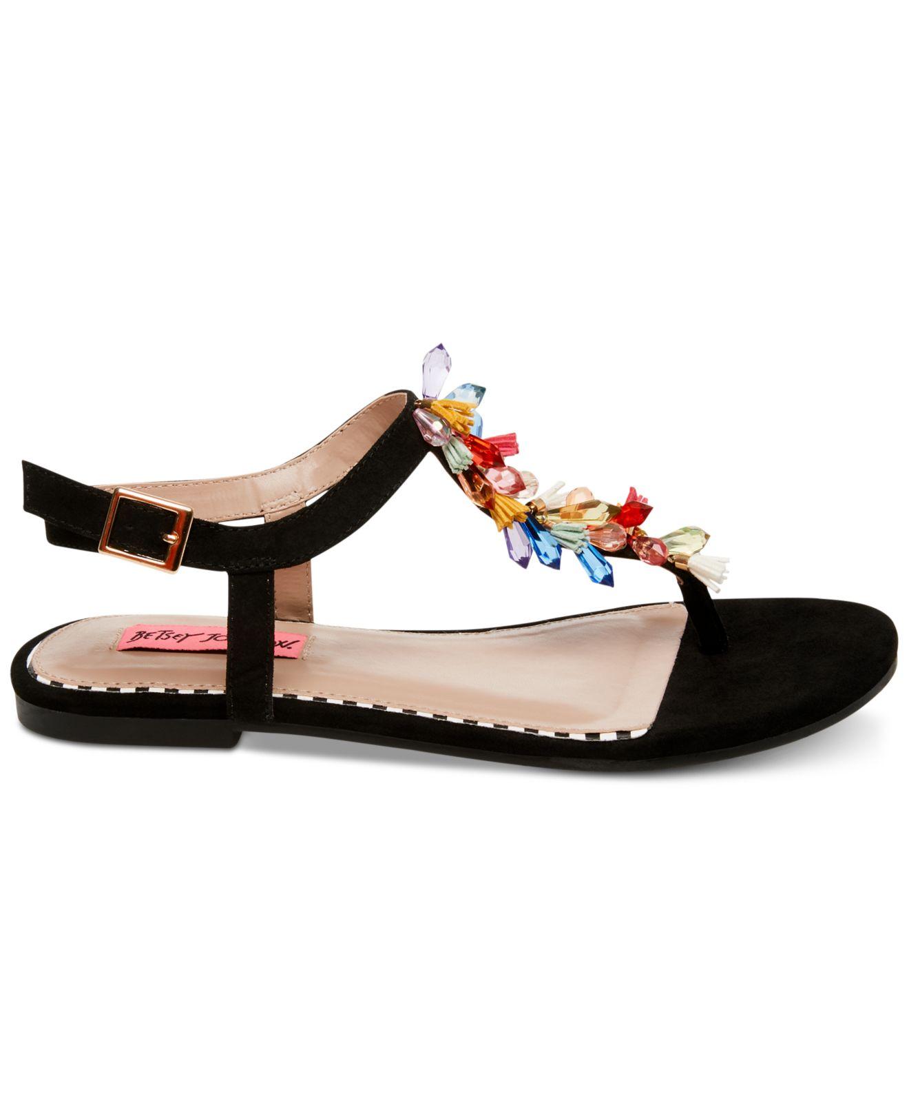 betsey johnson rosita flat sandals