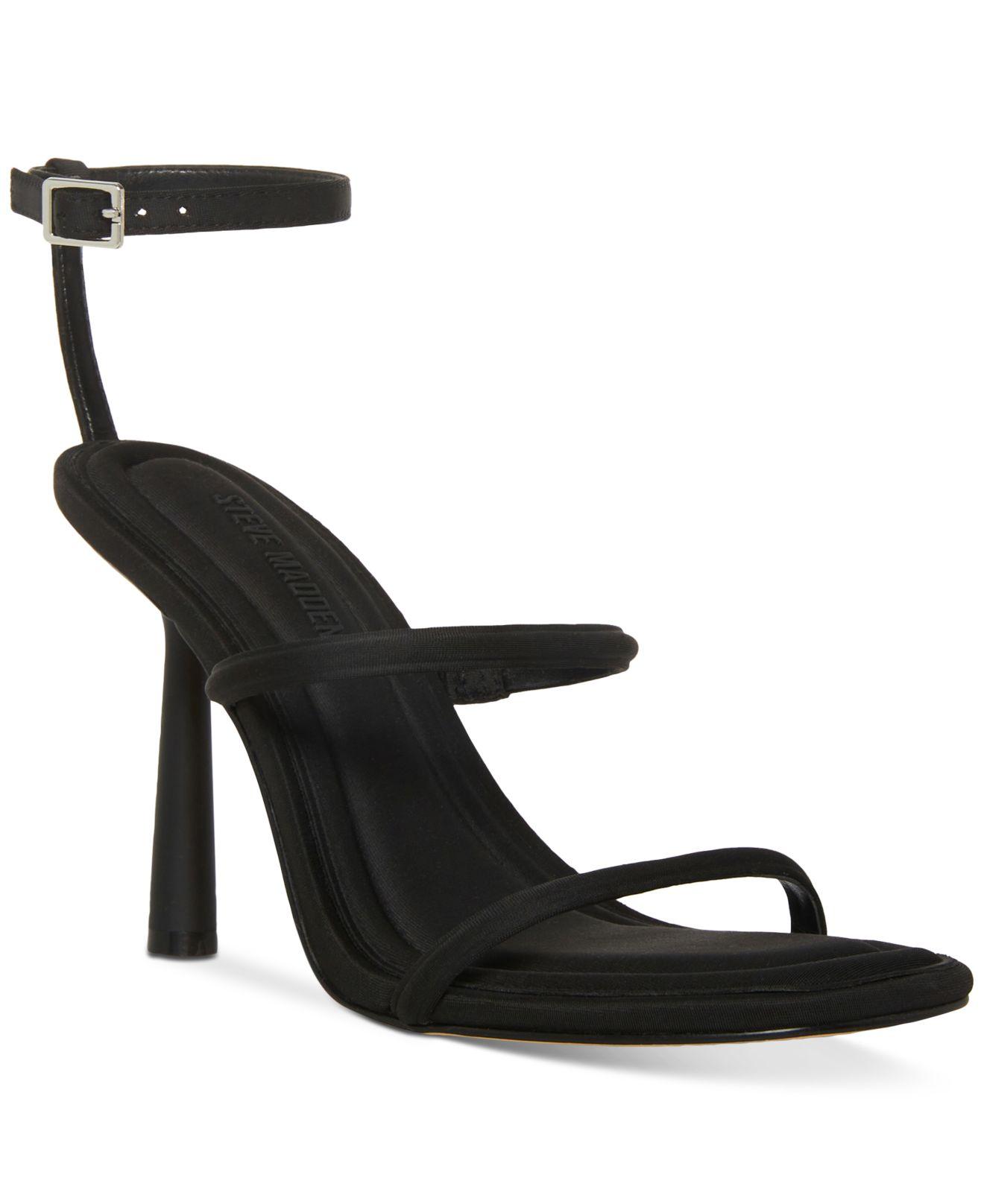 Steve Madden Briella Strappy Dress Sandals in Black Lyst