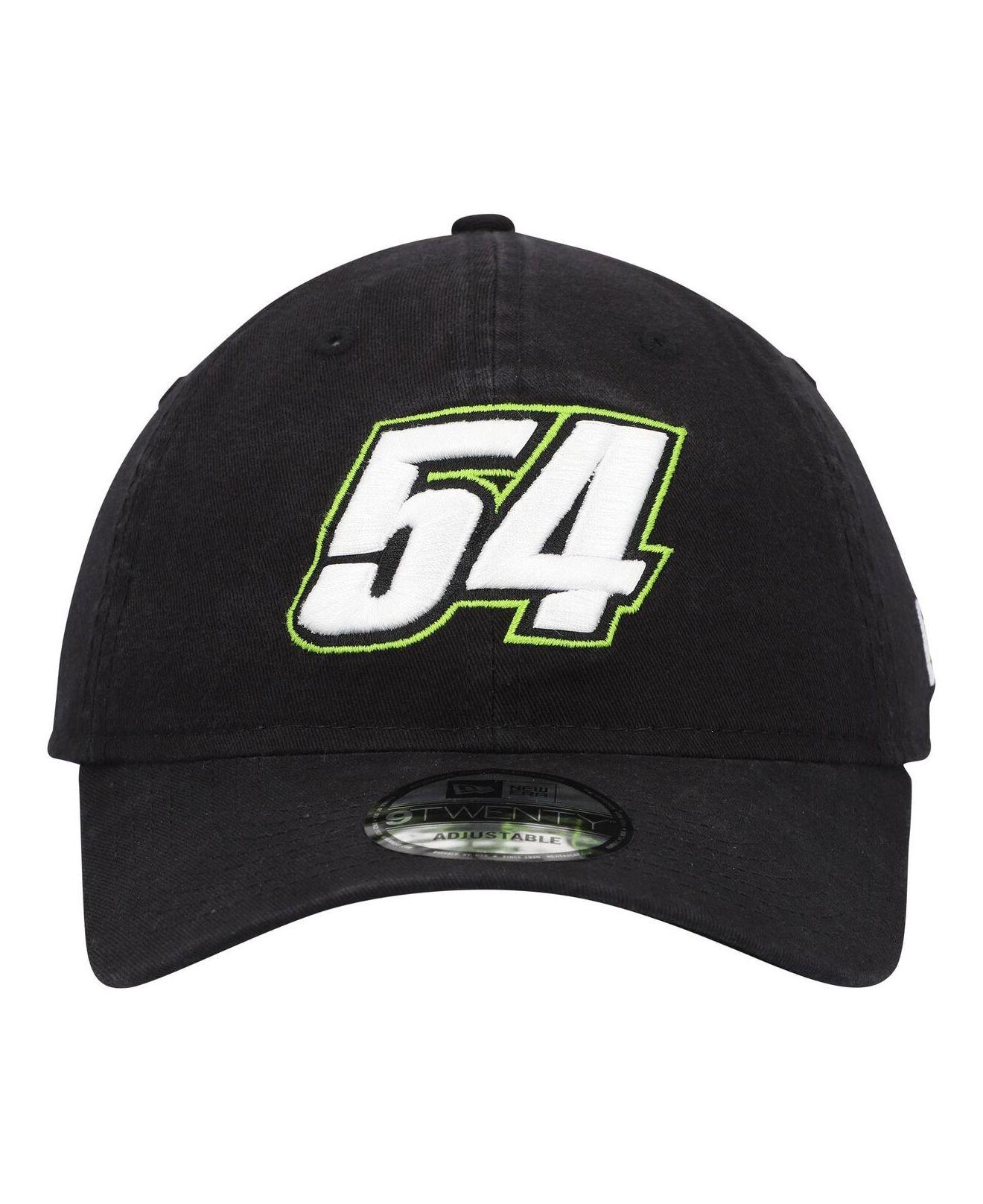 Men's New Era Black Kurt Busch Driver Enzyme Washed 9TWENTY Adjustable Hat