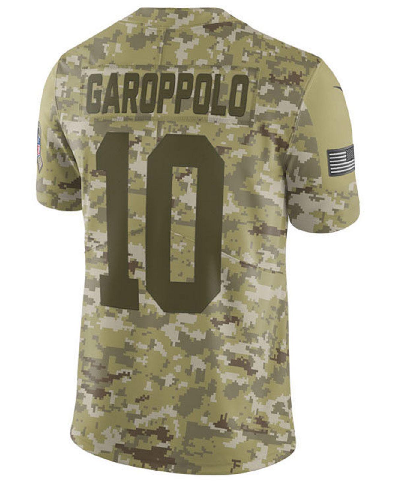 49ers salute to service jersey