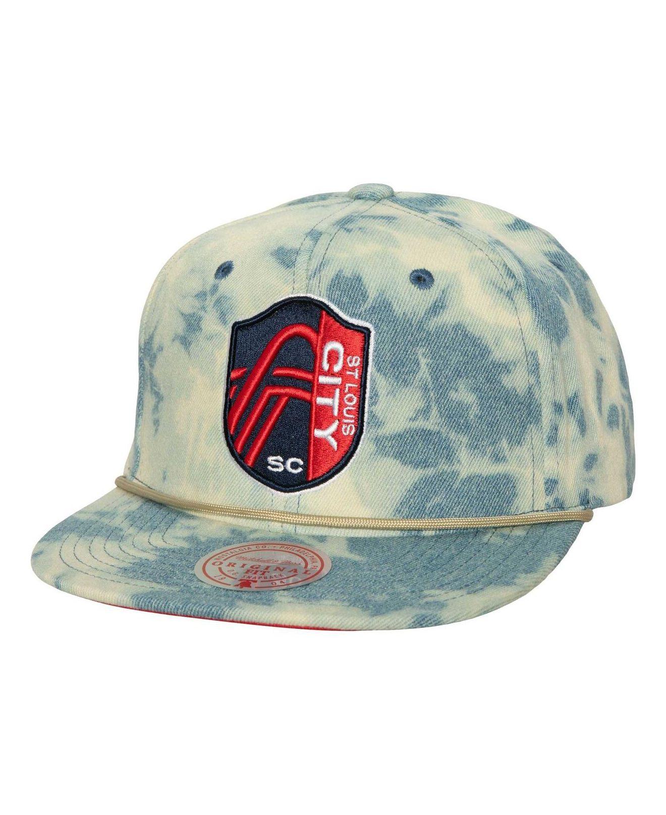 Mitchell & Ness Blue St. Louis City Sc Acid Wash Snapback Hat in Green for  Men | Lyst
