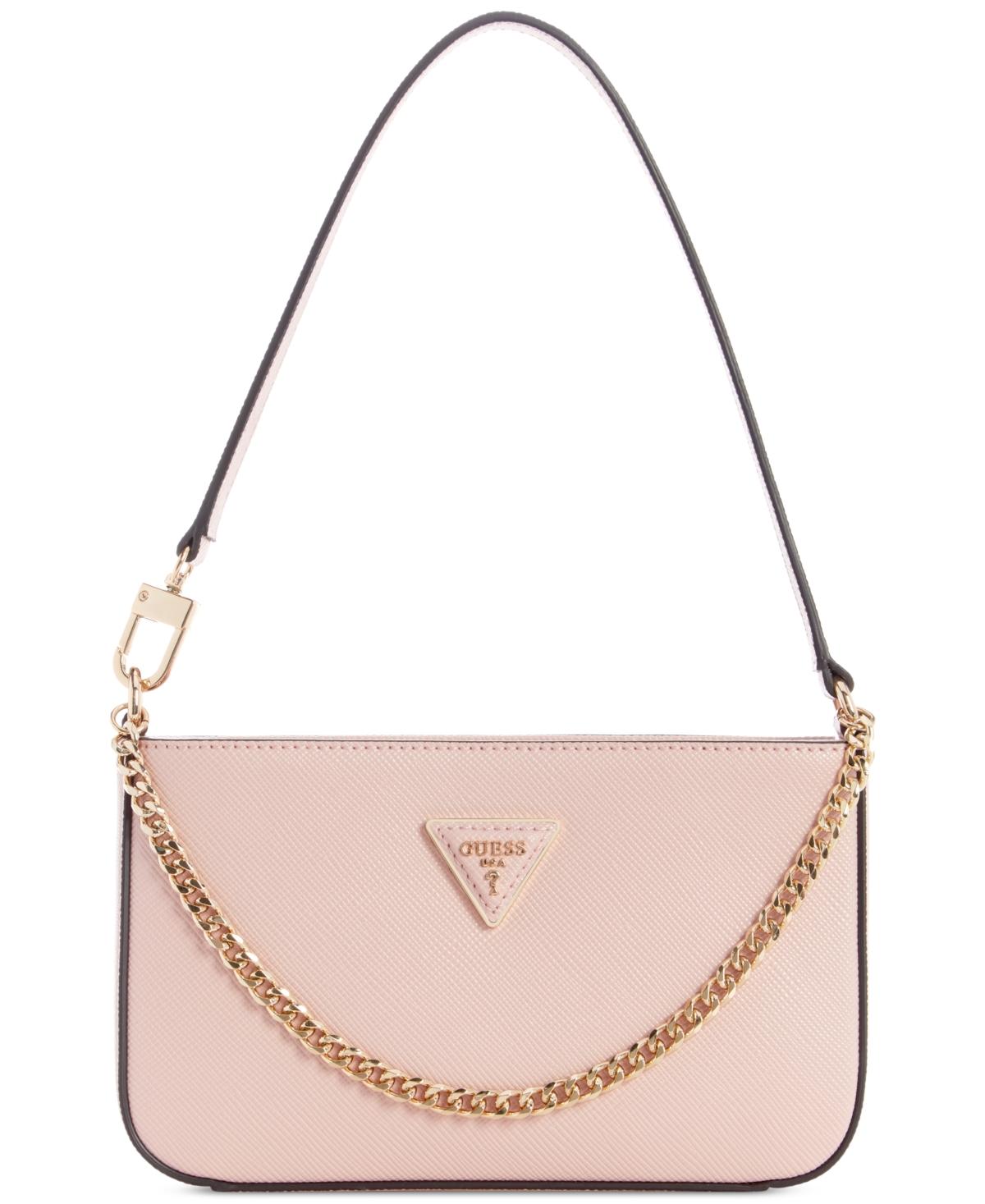 Guess Brynlee Small Top Zip Shoulder Bag in Pink | Lyst