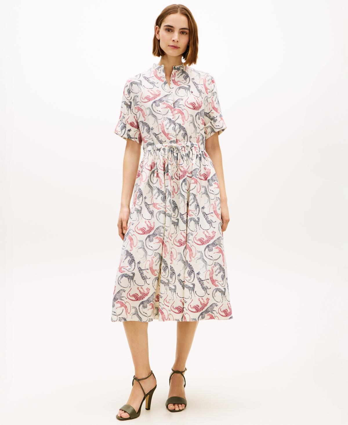 tommy hilfiger floral-print a-line dress Buy Tommy Hilfiger Round Neck Floral Print A-Line Dress