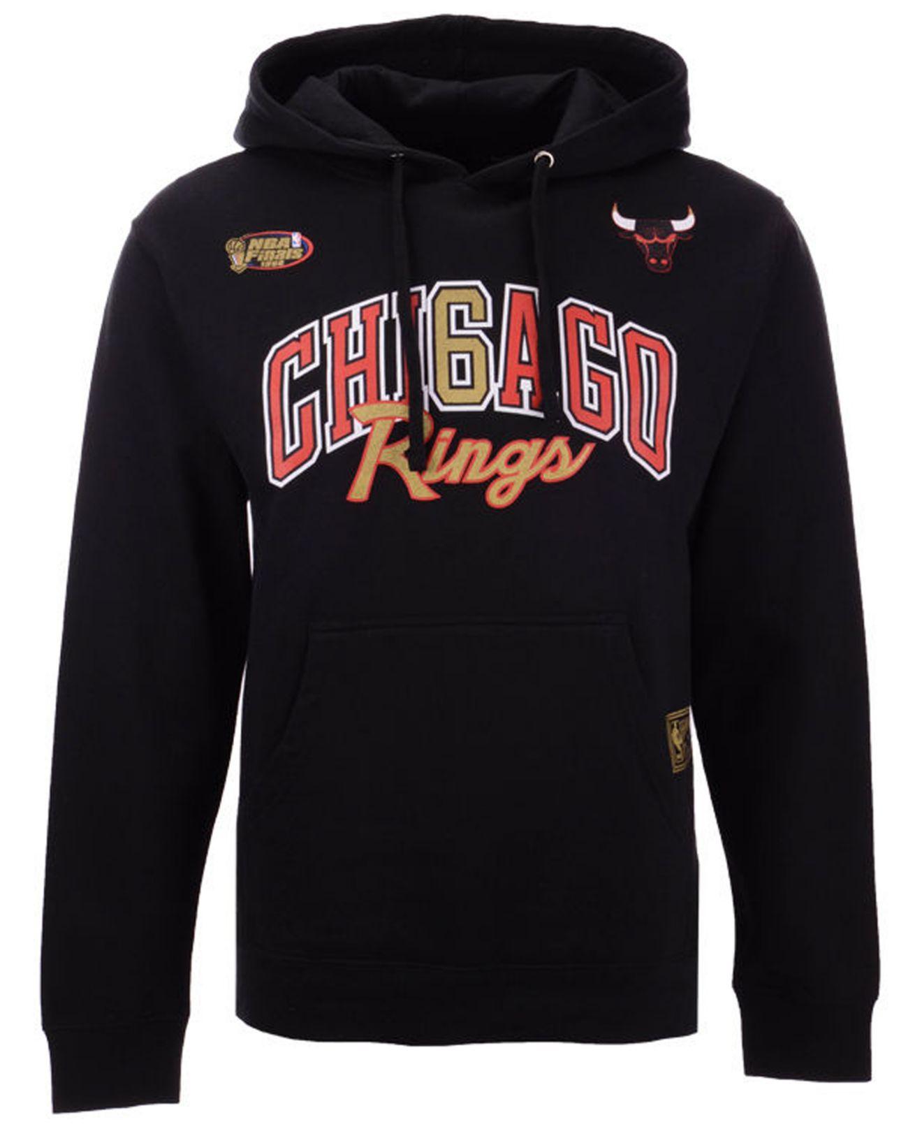 Lyst - Mitchell & Ness Chicago Bulls Chicago 6 Ring Collection Hoodie ...