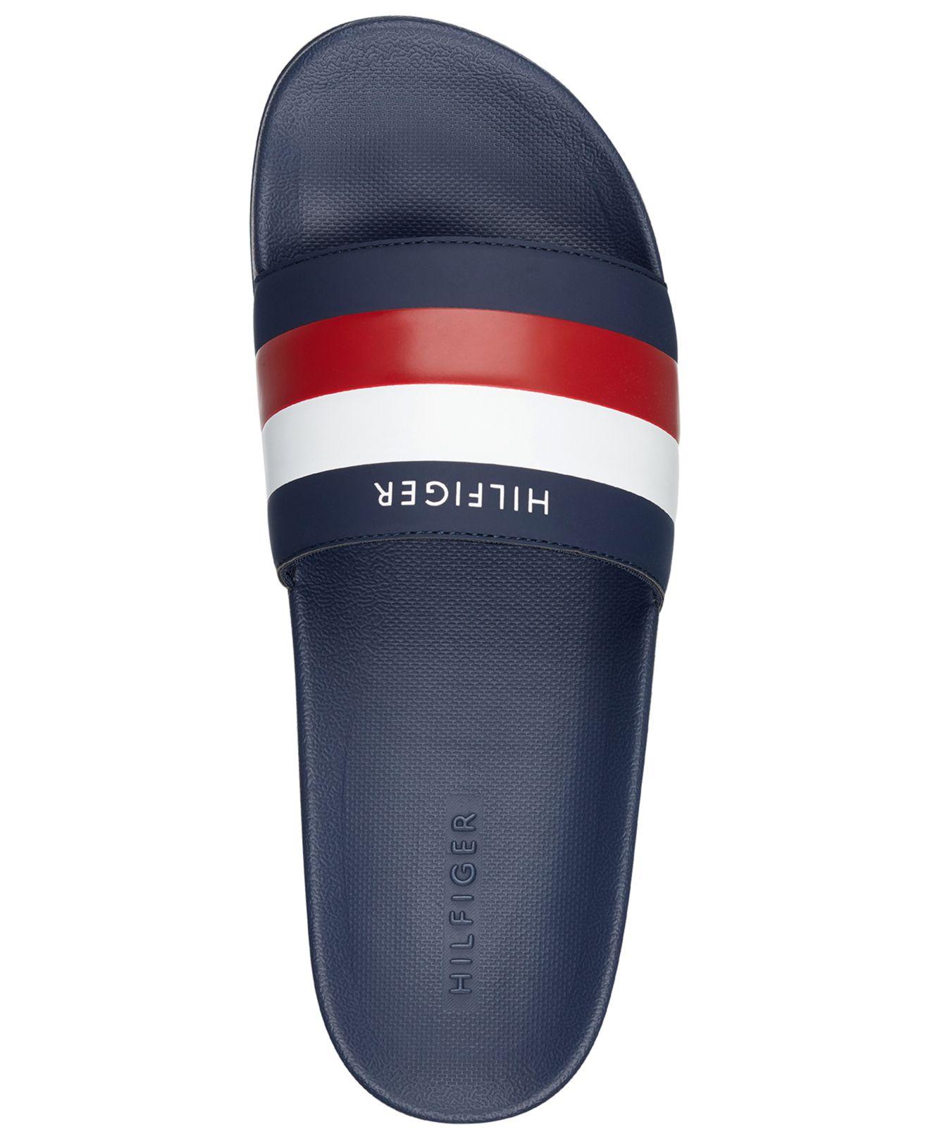 tommy hilfiger men's earthy slide sandal