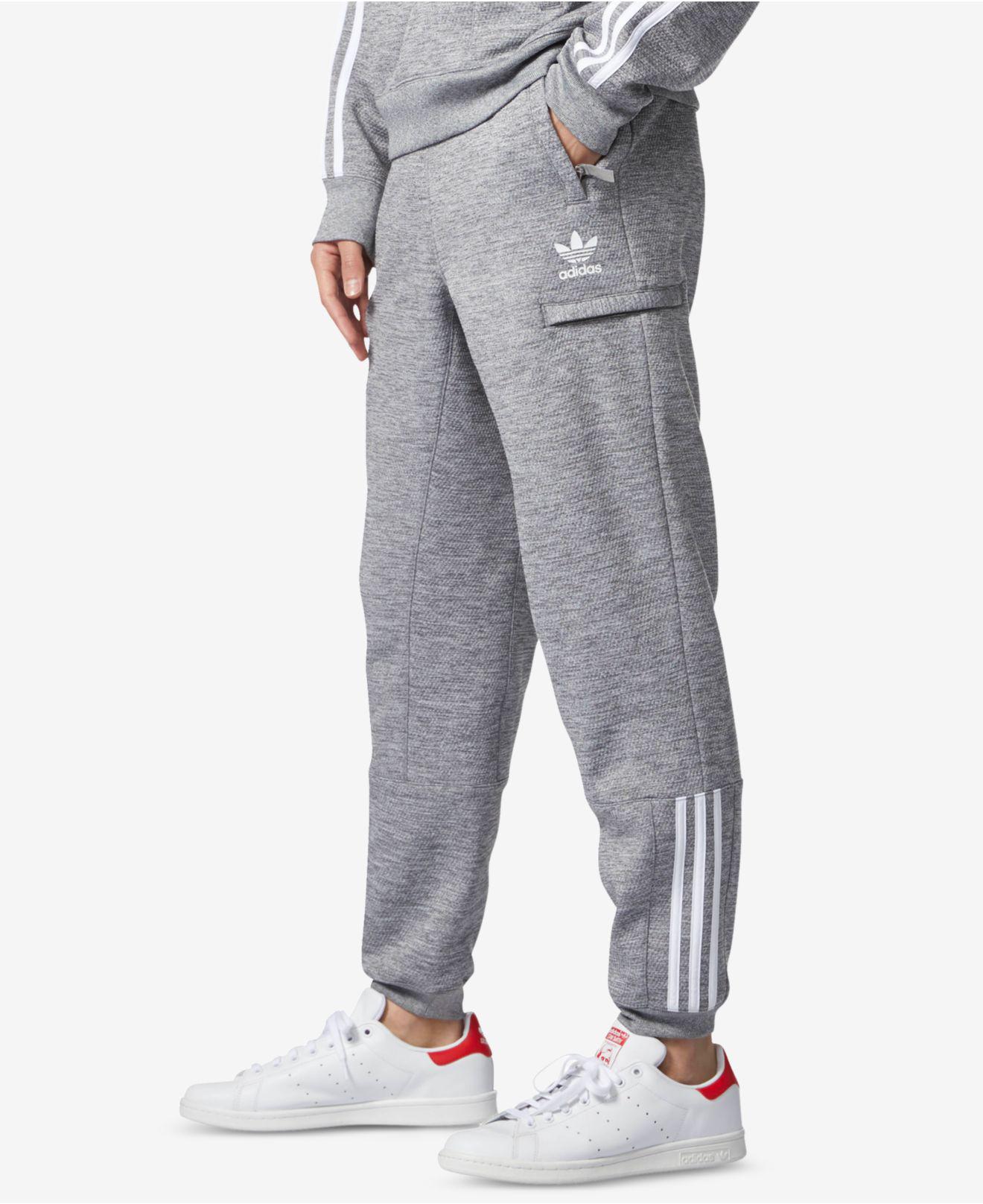 adidas Originals Men's Originals Cargo Sweatpants in Gray for Men 