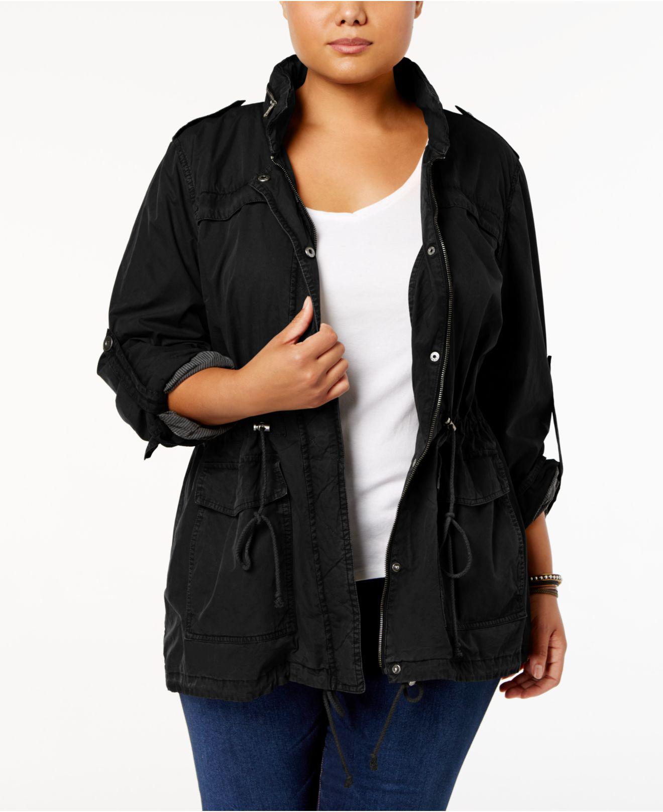 levi's plus size utility jacket