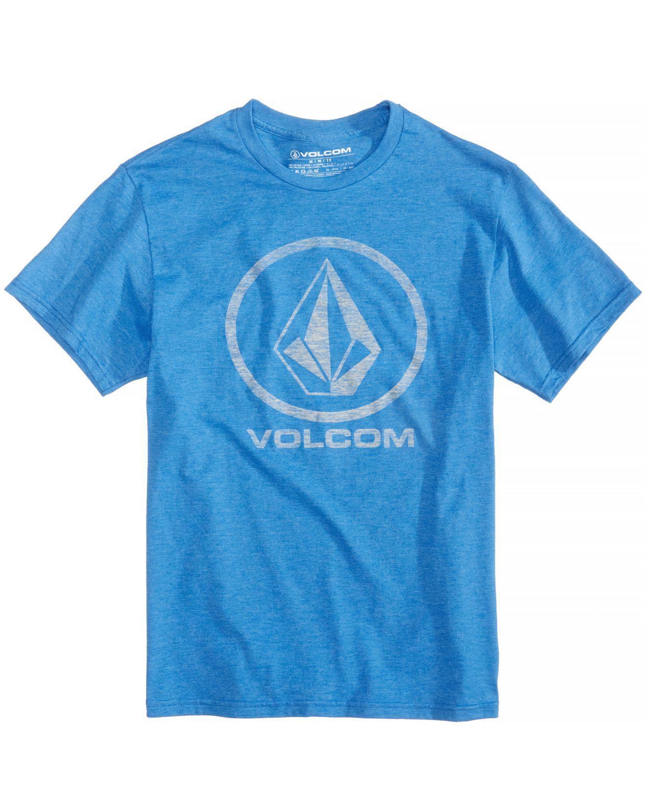 Volcom Corpo Push T-shirt Blue for | Lyst